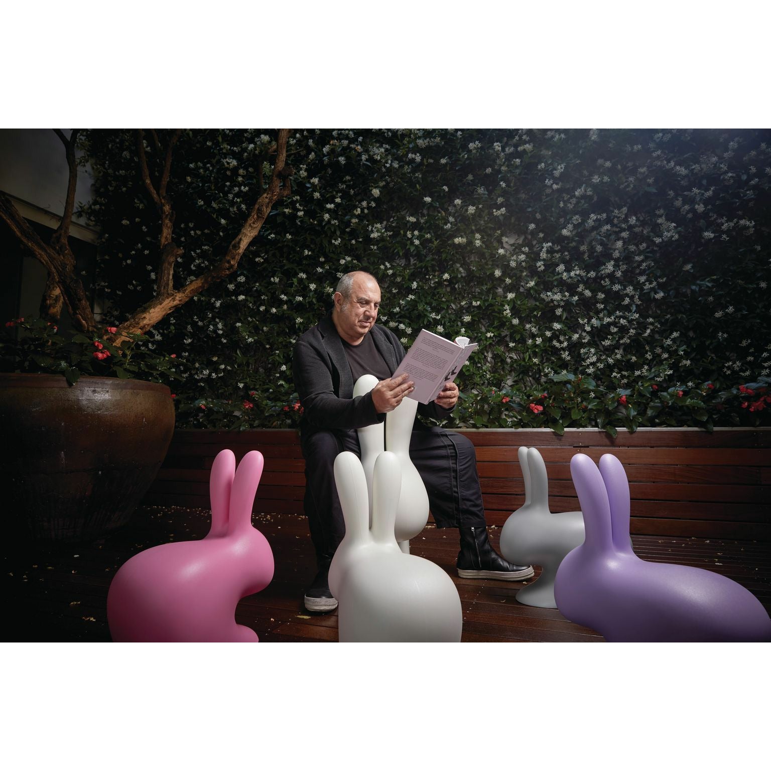 Qeeboo Bunny Chair od Stefano Giovannoni, Violet
