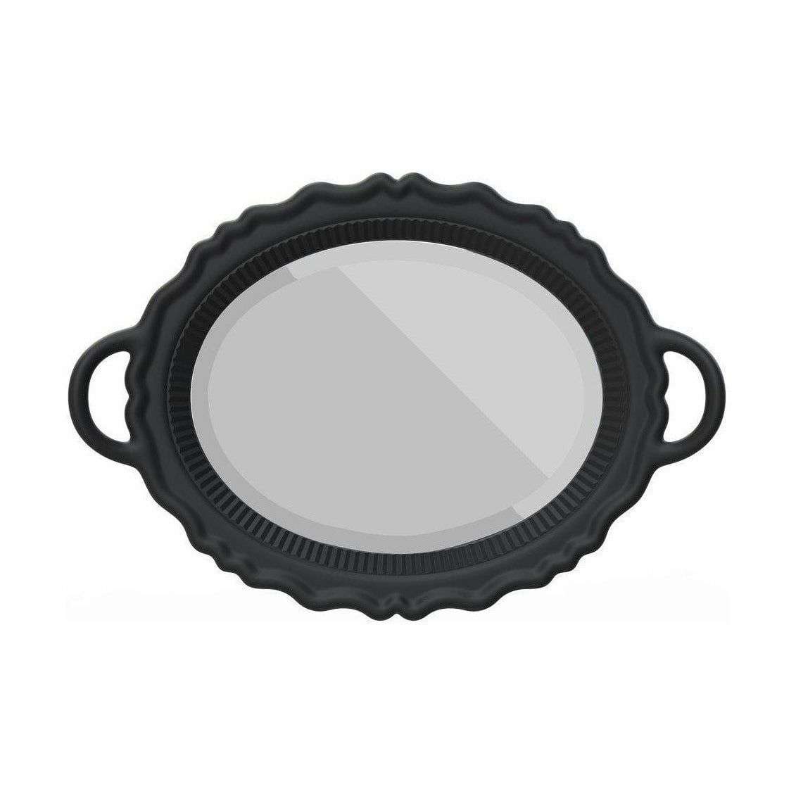 Plaťátka Qeeboo Miroir Mirror 110x76,5 cm, černá