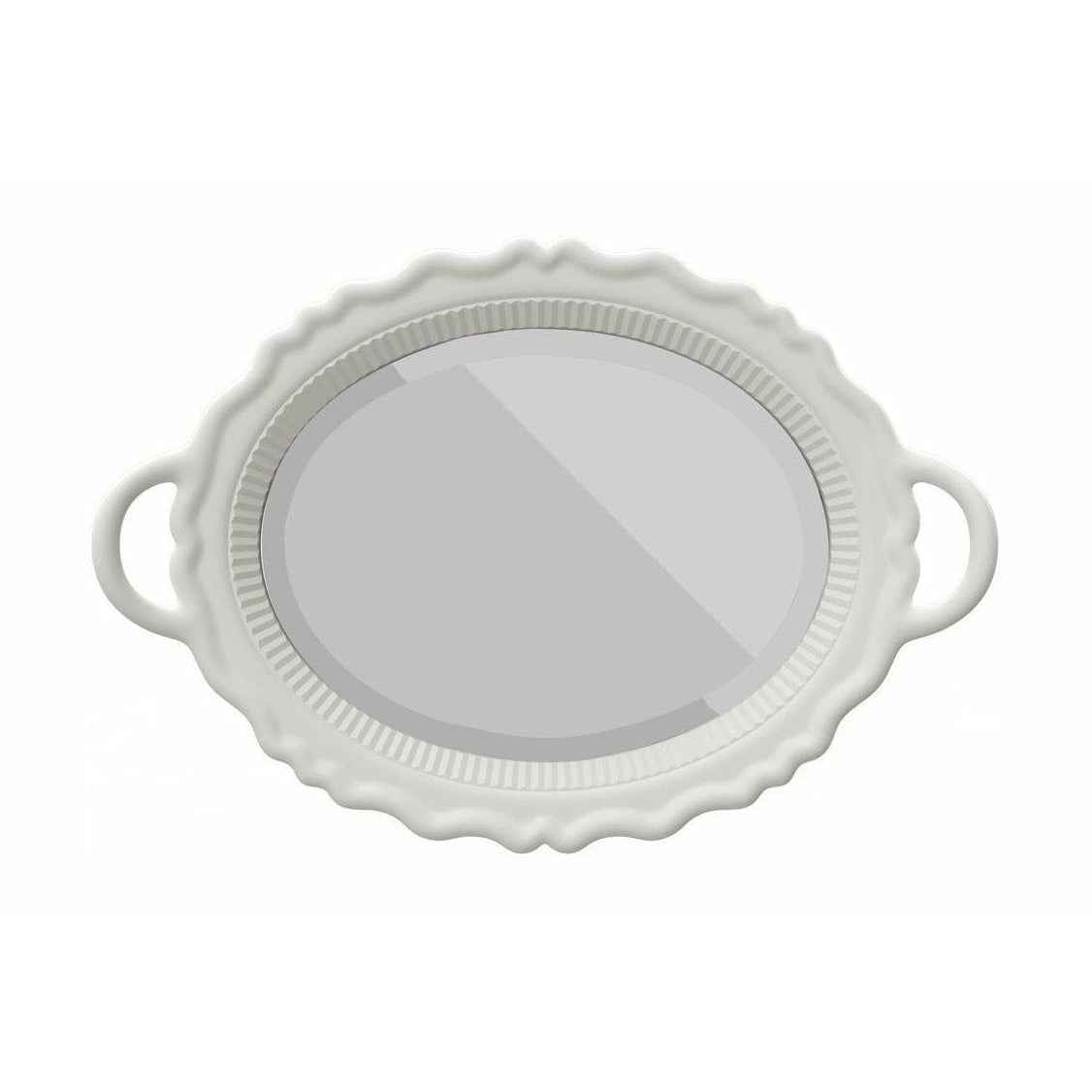 Plaťovka Qeeboo Miroir Mirror 110x76,5 cm, bílá