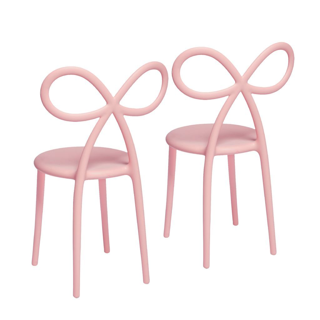 Žeeboo stuha židle od Nika Zupanc sada 2, růžová