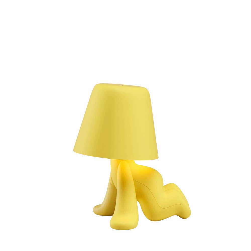 Qeeboo Sweet Brothers Table Lamp Ron, Yellow