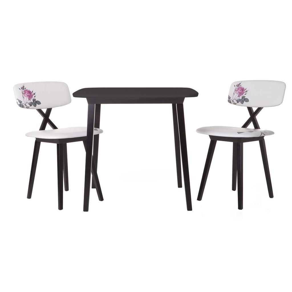 Qeeboo X Chair Upholstered Flowers Set Of 2