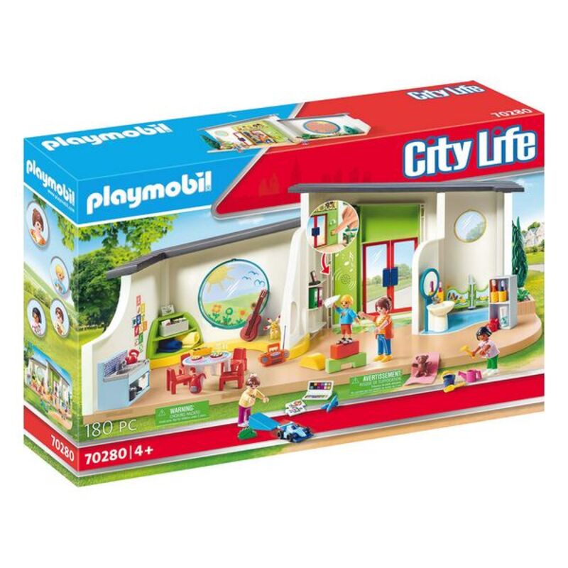 Playset City Life Rainbow Nursery Playmobil 70280 (180 ks)