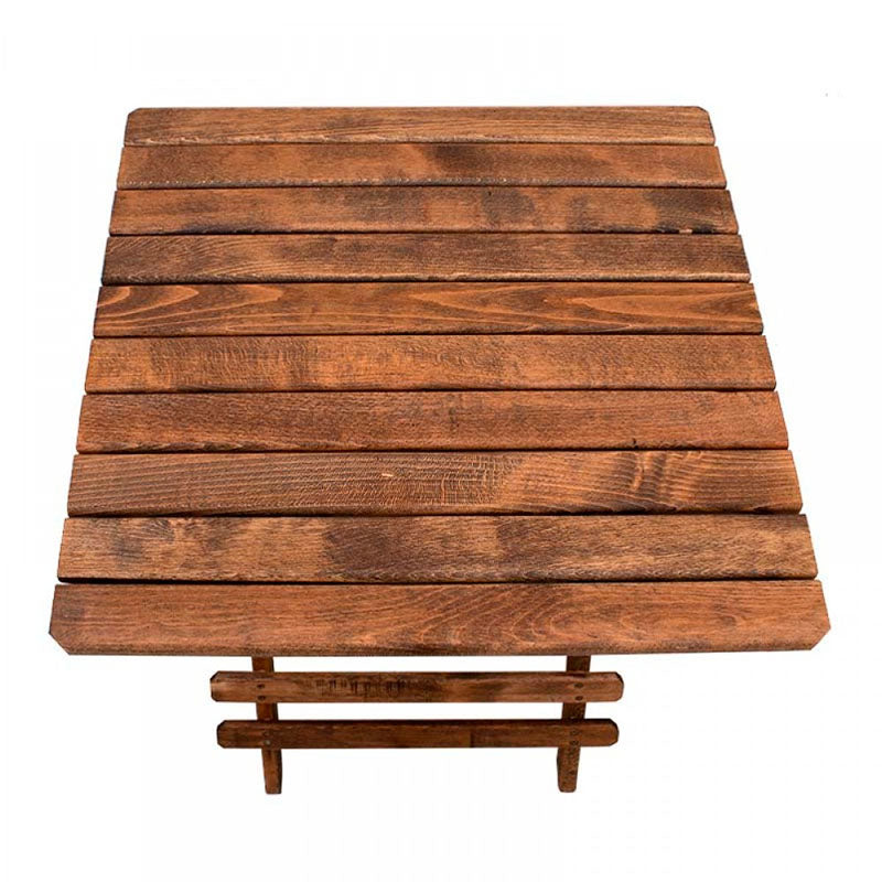Zahradní jídelní sada vévodkyně dřevěná stůl 60x60 cm