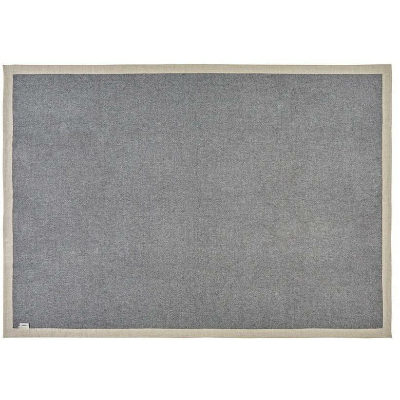 SILKEBORG ULDSPINDI MENDOZA Plaid 130 X180 cm, středně šedá