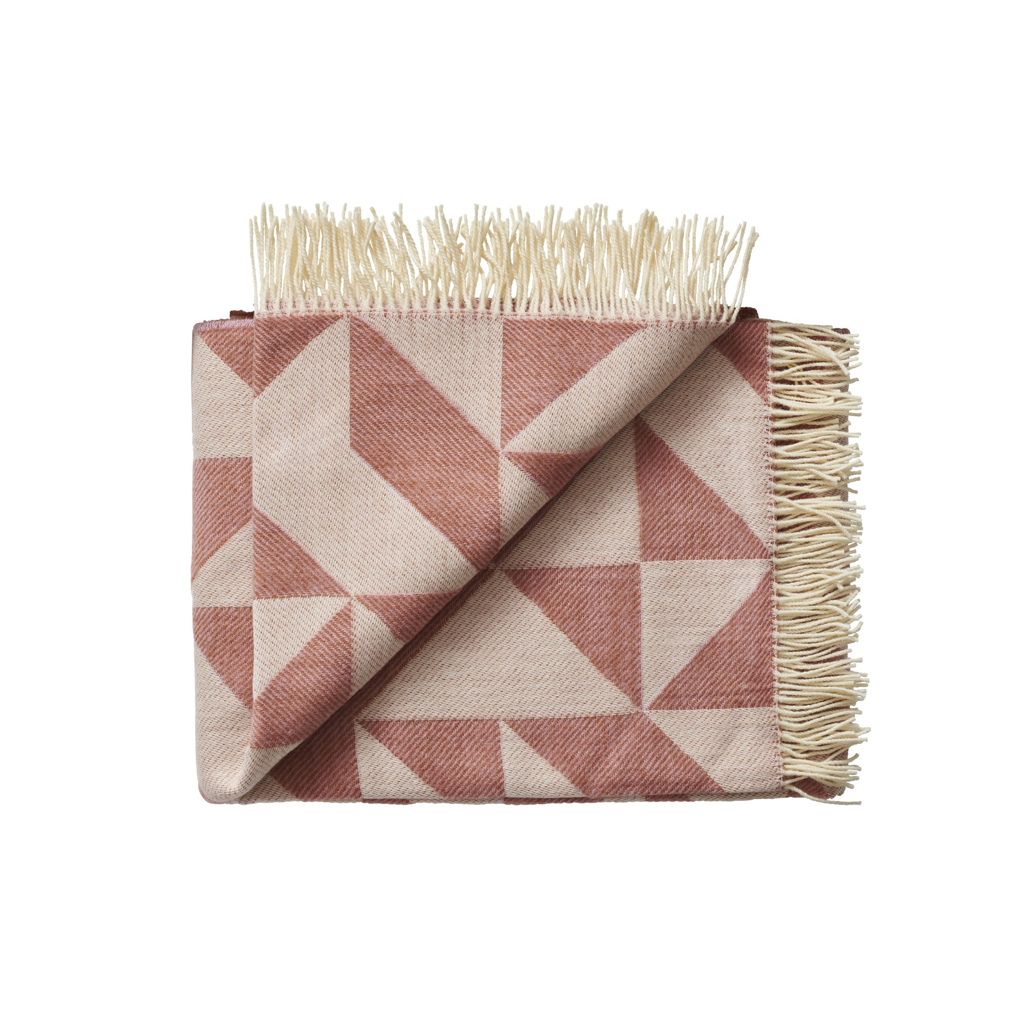 SILKEBORG ULDSPINDRIE TWICK TRAKY PLAID, Dusty Rose