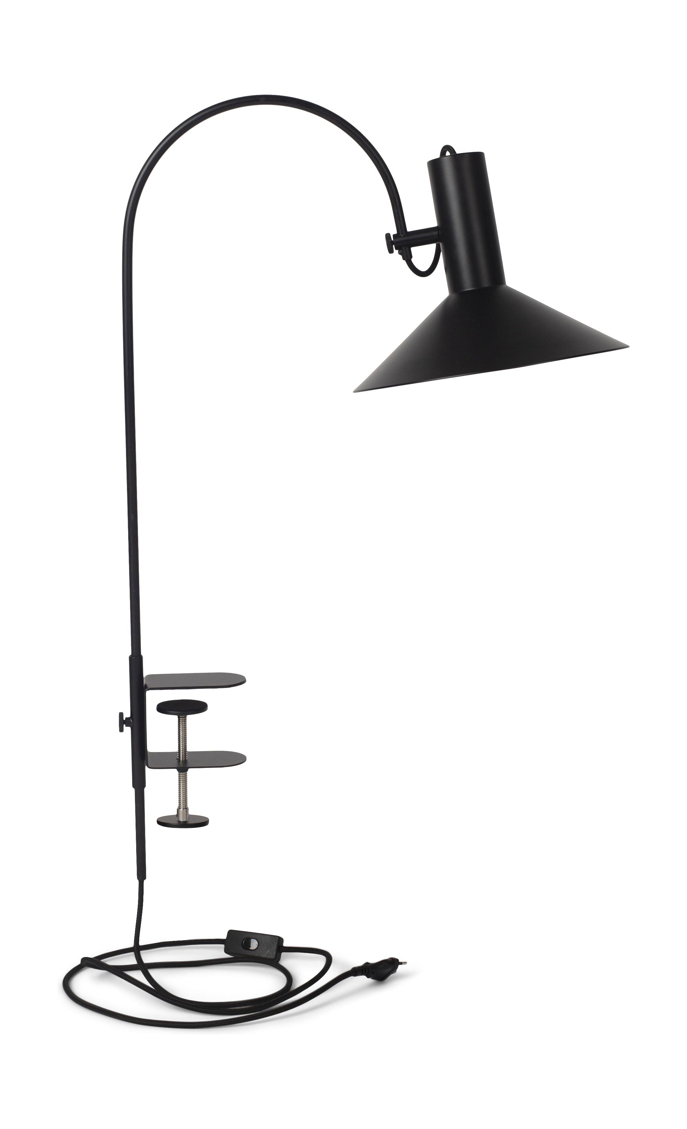 Jarní kodaňská stolní lampa, černá