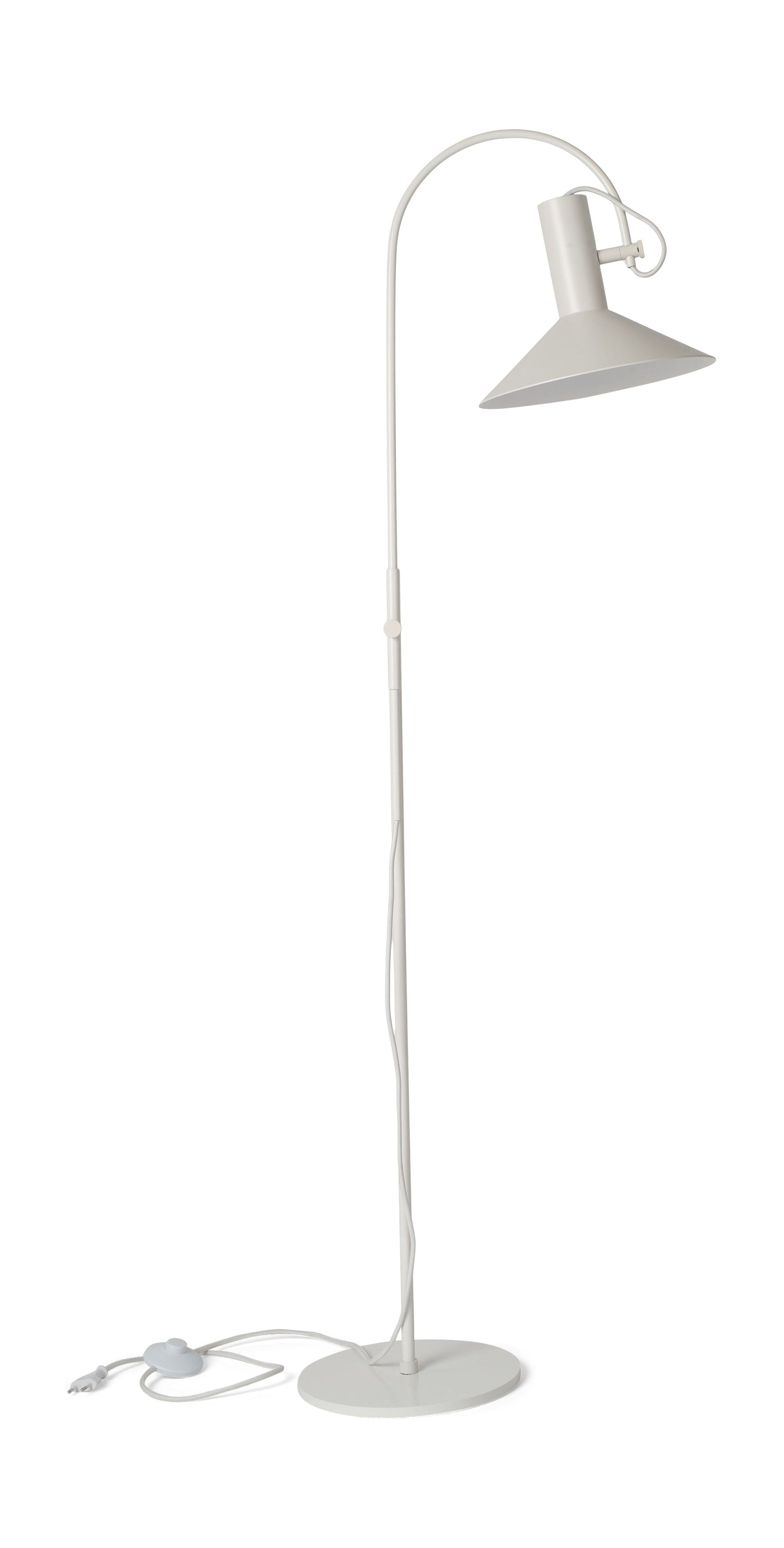 Jarní kodaňská podlahová lampa, bílá