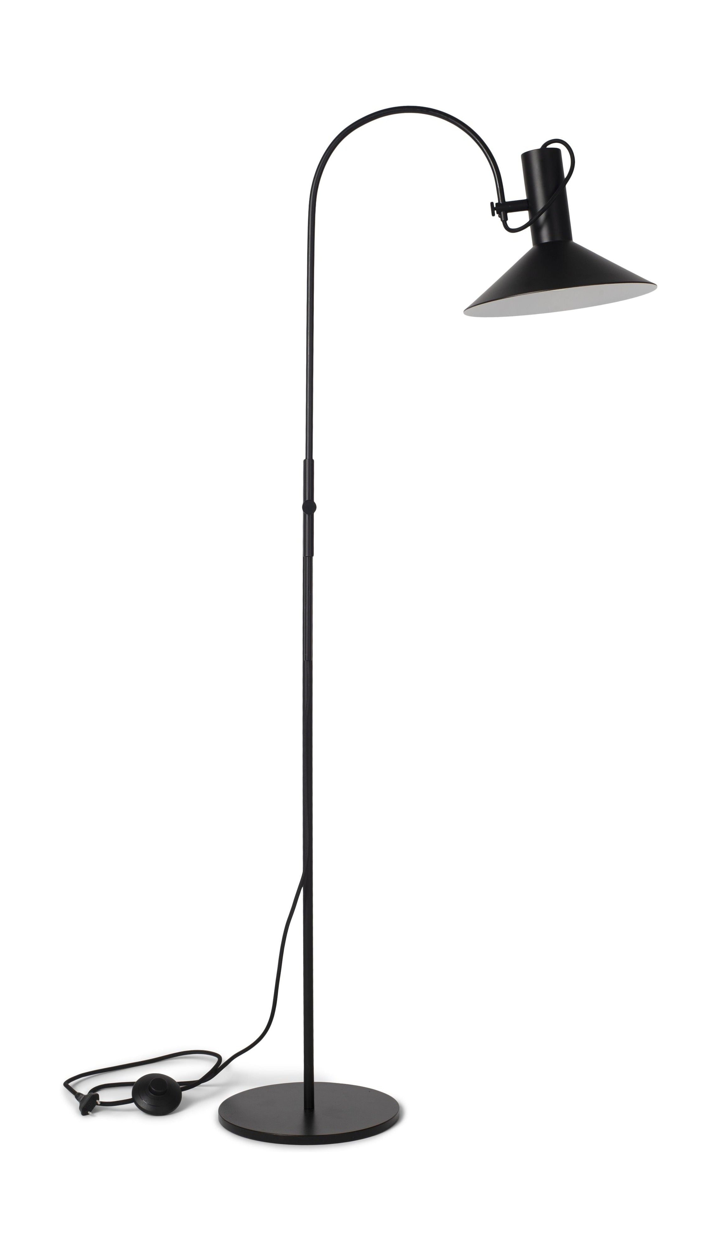Jarní kodaňská podlahová lampa, černá