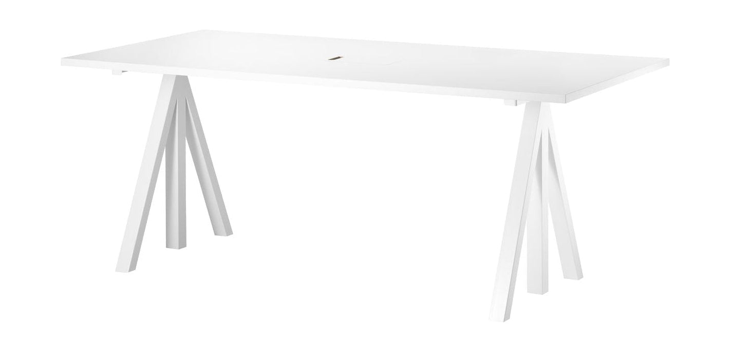 String Furniture Works Pracovní tabulka 90x180 cm, bílý laminát