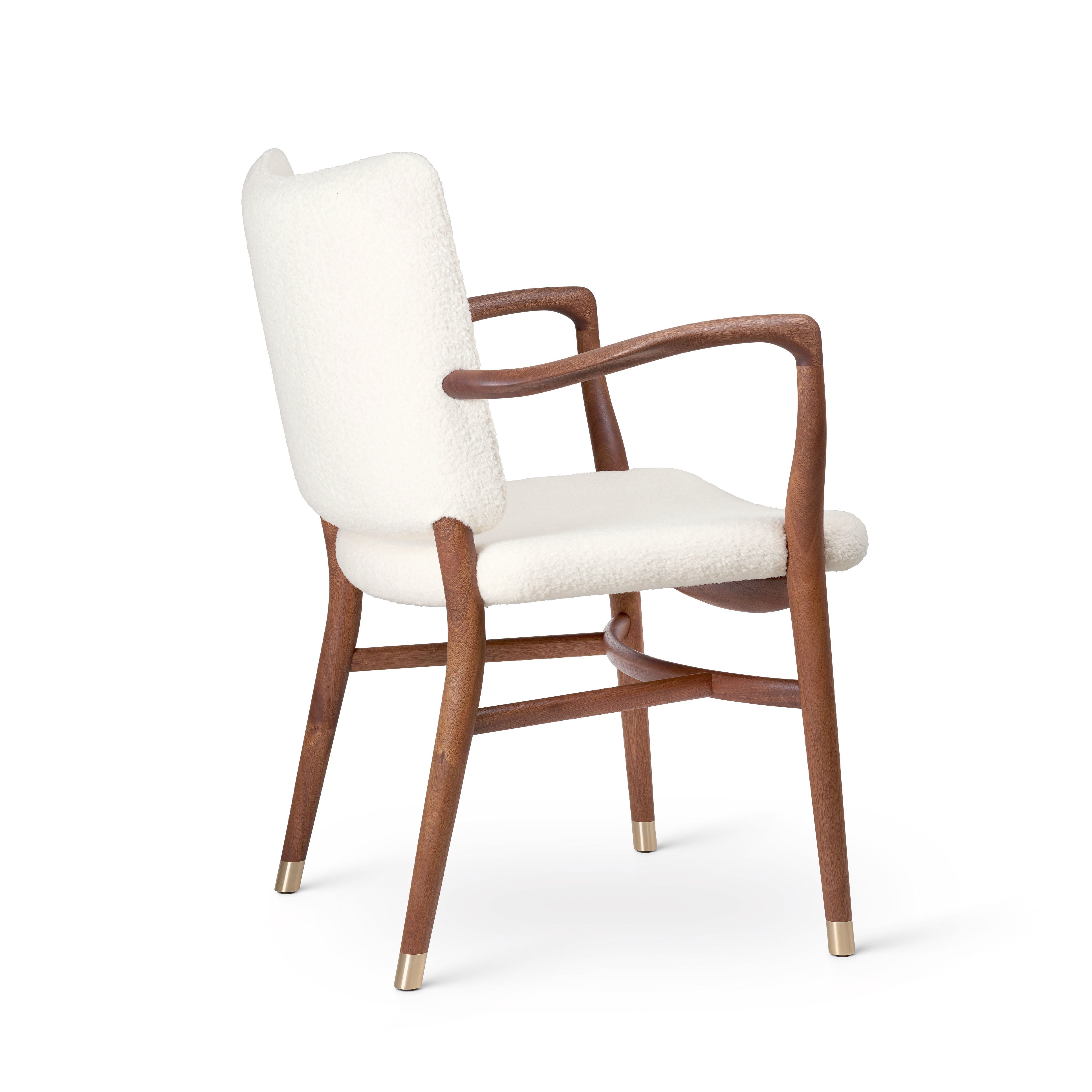 Carl Hansen Vla61 Monar Ch Armchair, Mahogany Oil/Baru 0200 Textile