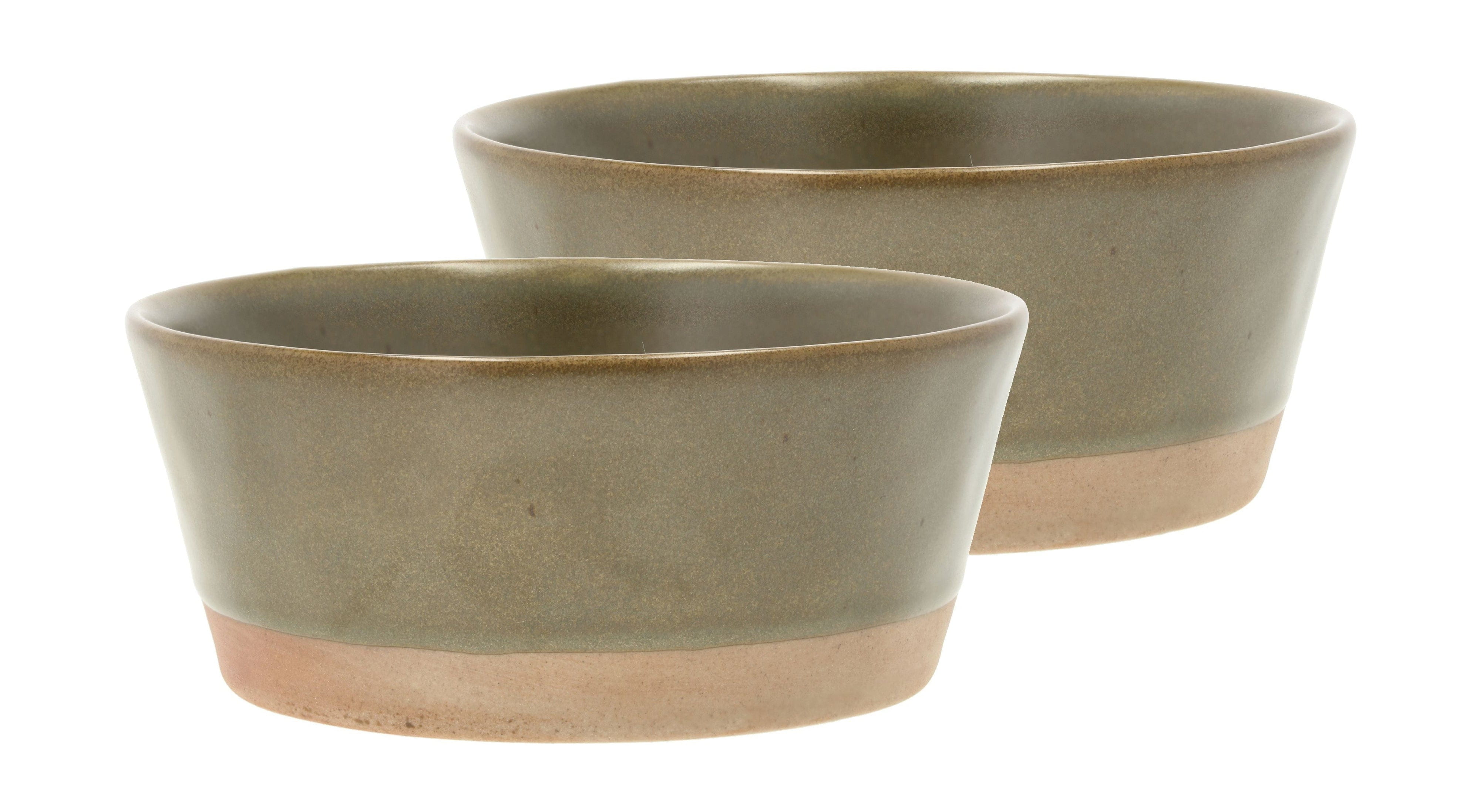 Vila Collection Evig Bowl Set 2, Brown