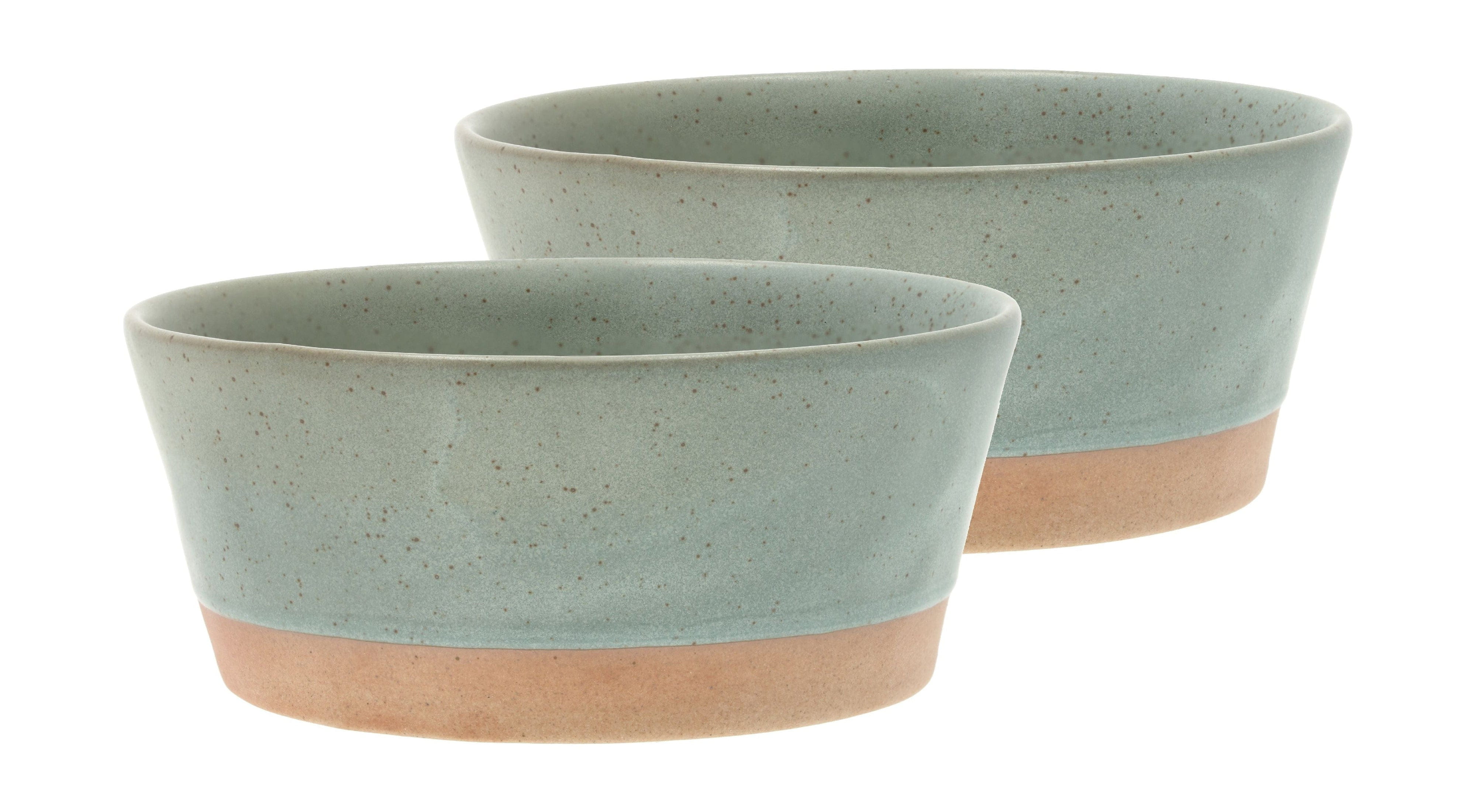 Villa Collection Evig Bowl Set 2, Green