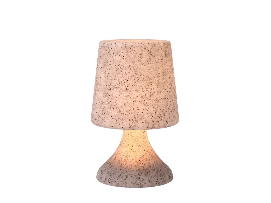 Villa Collection Midnat Led Lounge Lamp, Transparent/White