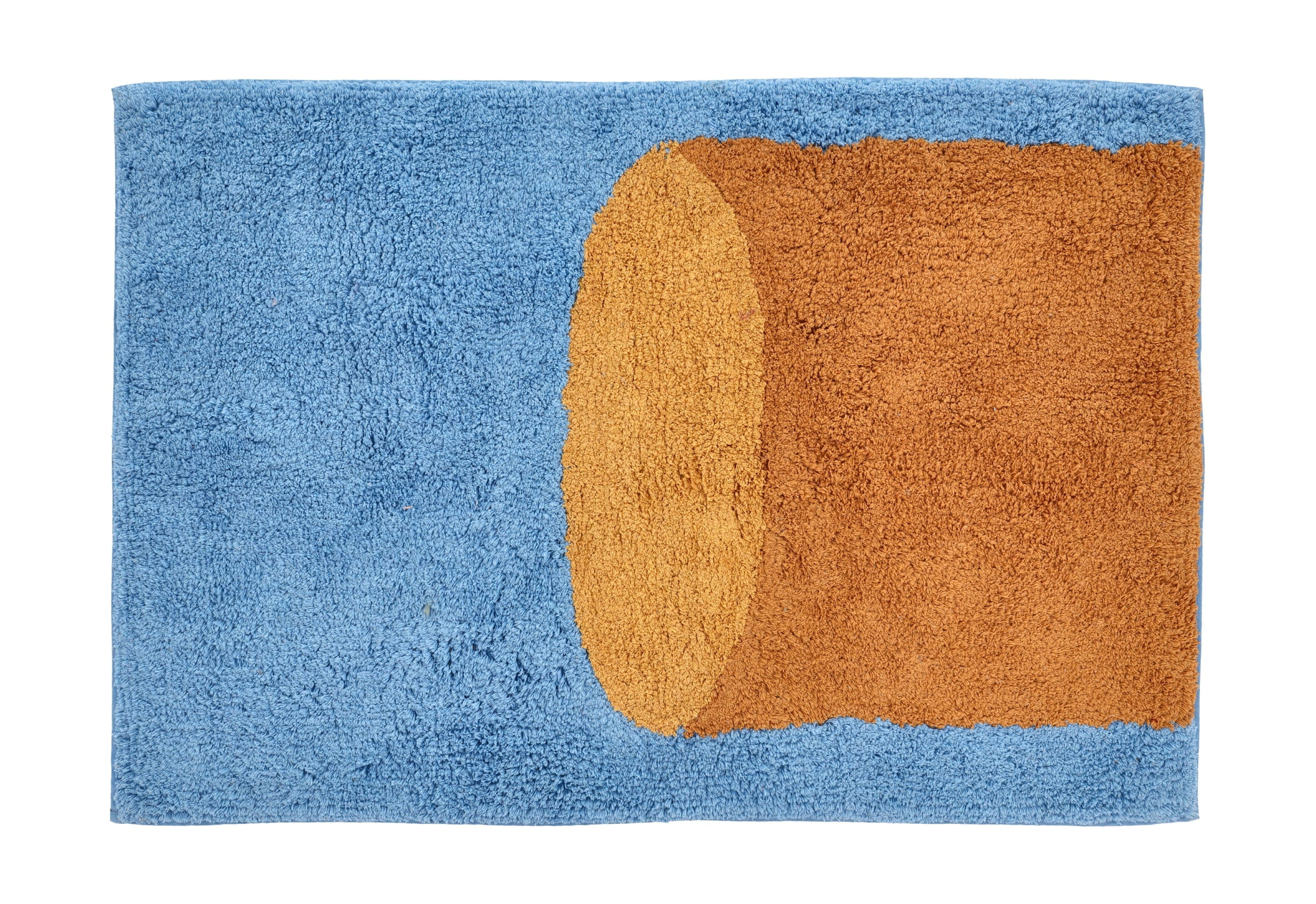 Styly vily sběrný koberec 60x60 cm, modrá/hnědá