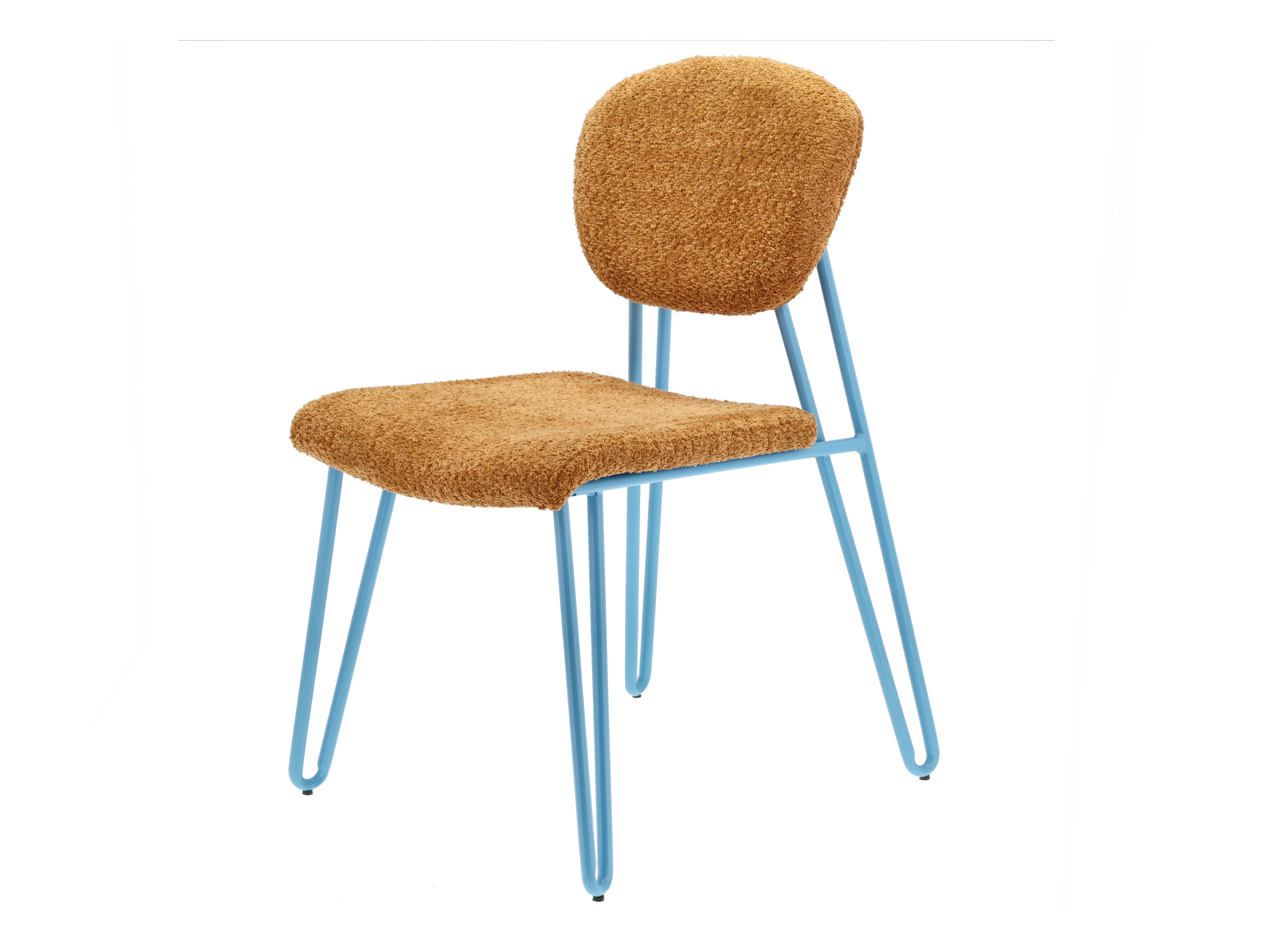 Vila Collection Styles Chair, Blue/Brown