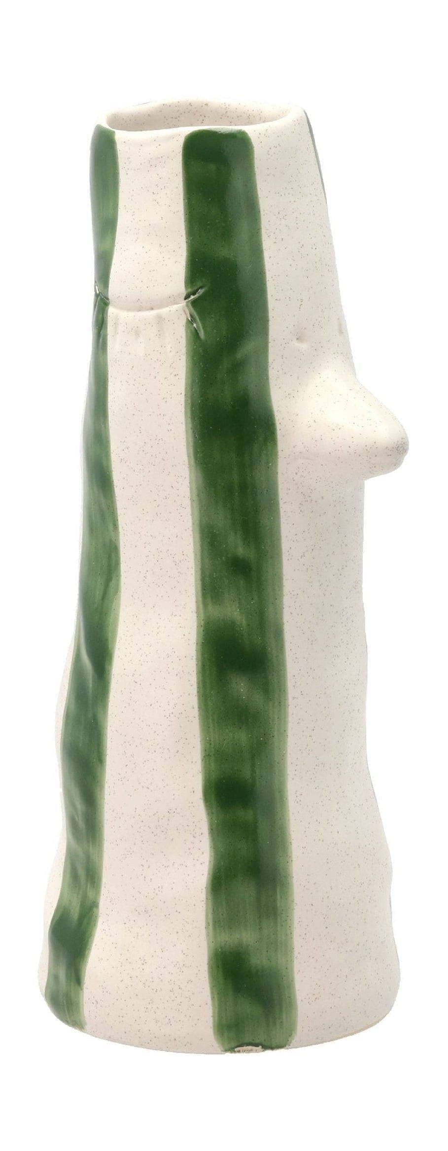 Villa Collection Styles váza s zobákem a řasy malé, zelené