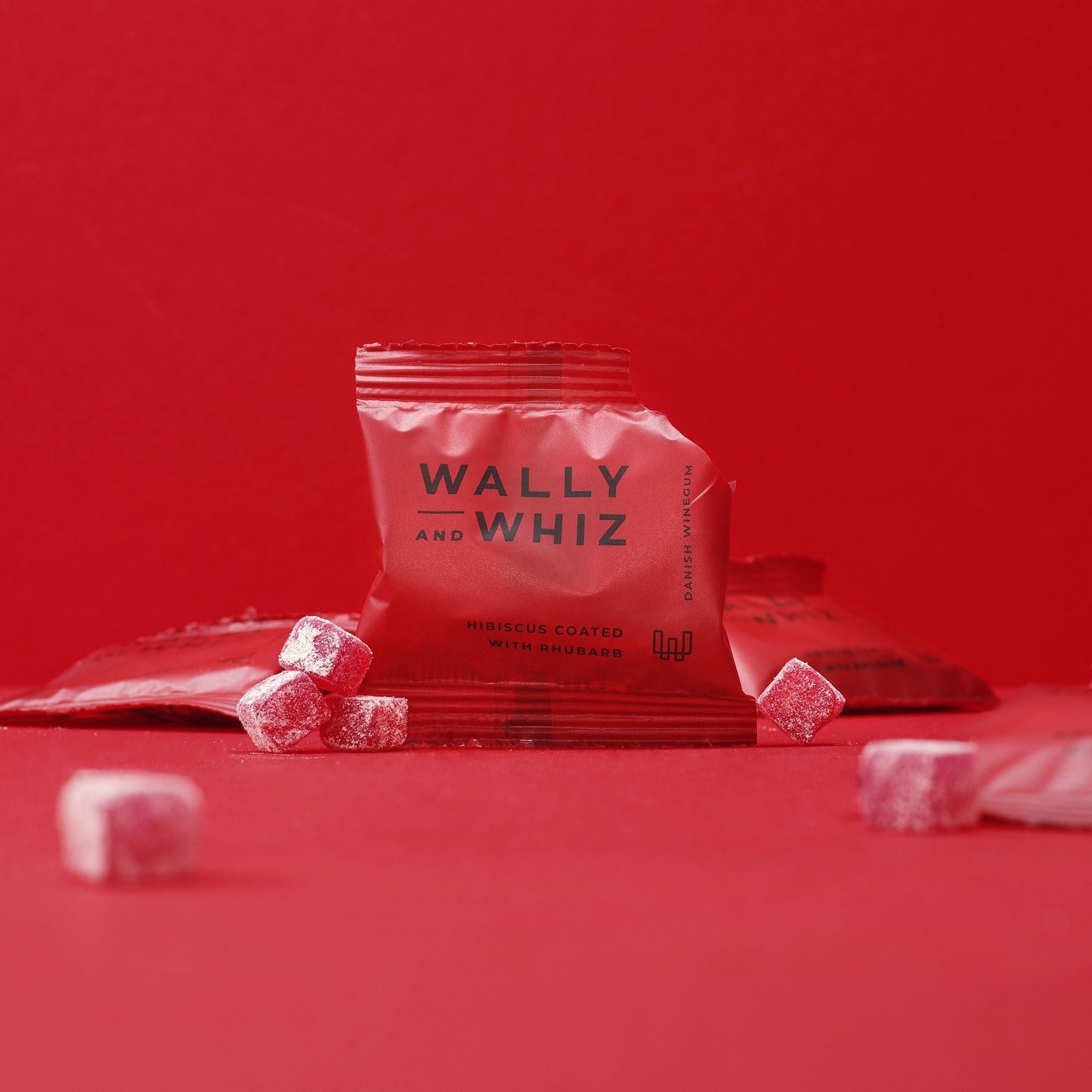 Box Wally a Whiz Whiz Wine Gum s 200 průtokovými pažemi, ibišek s rebarborem/lychee s malinou