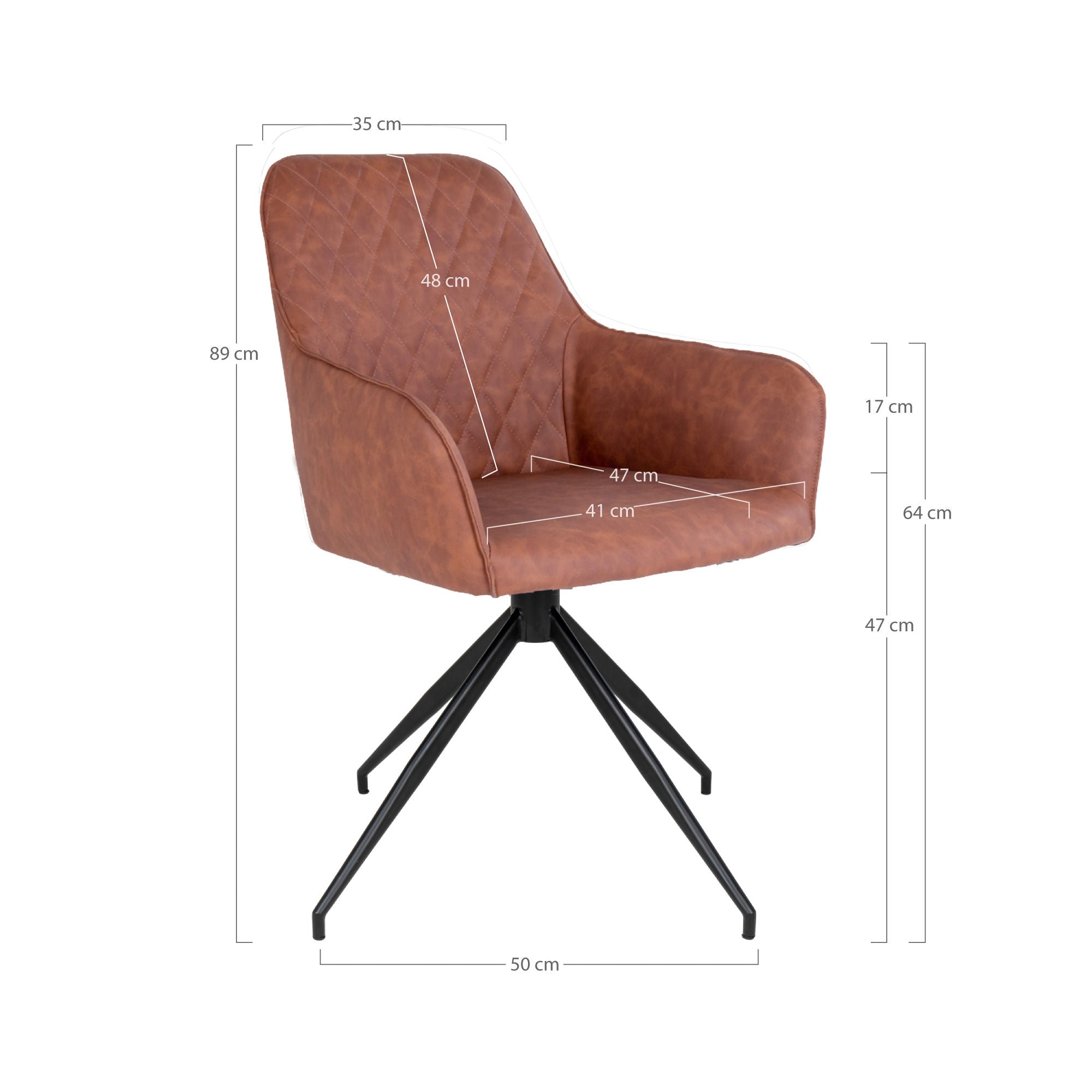 House Nordic Harbo Dining Chair with Swivel