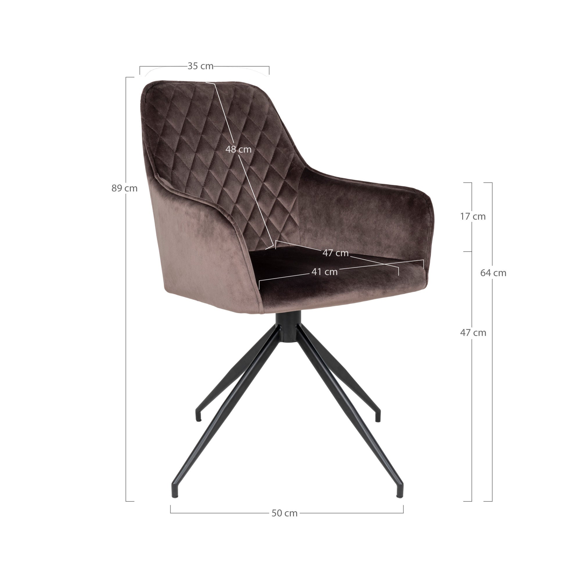 House Nordic Harbo Dining Chair with Swivel