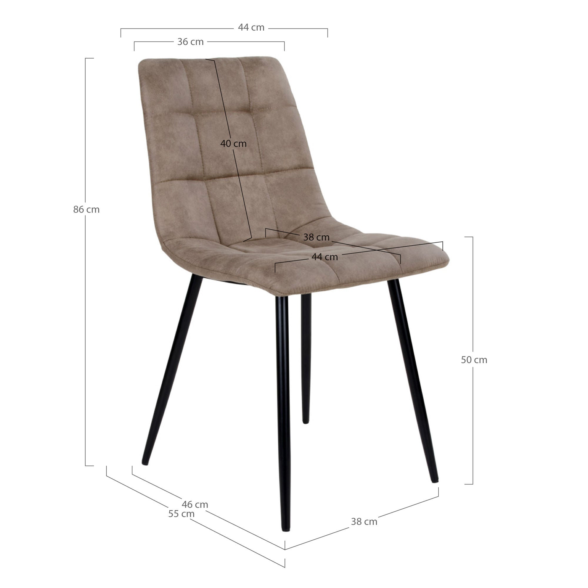 House Nordic Middelfart Dining Chair - Set of 2