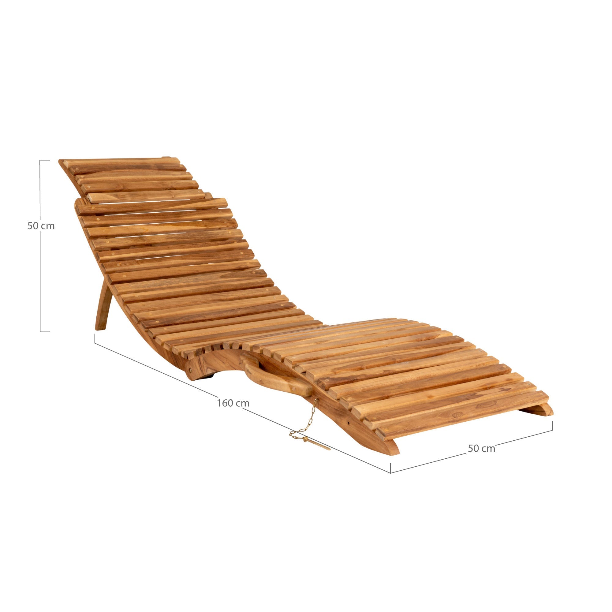 House Nordic Arrieta Teak SunLounger