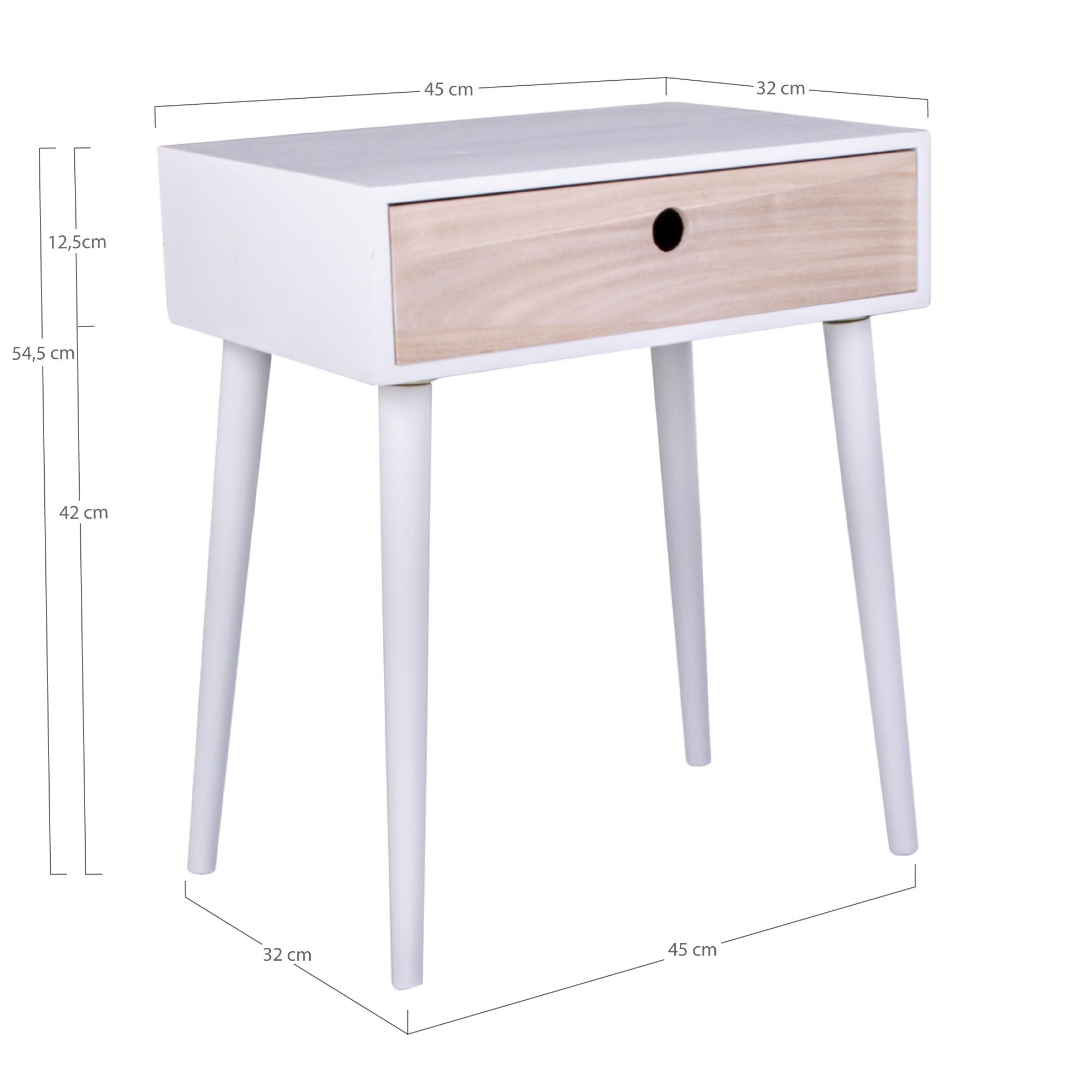 House Nordic Parma Bedside Table