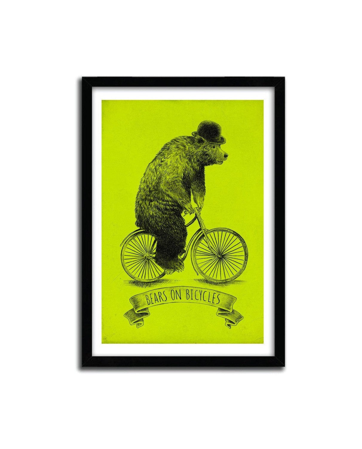 Asfiche Bears on Bicycles od Eric Fan