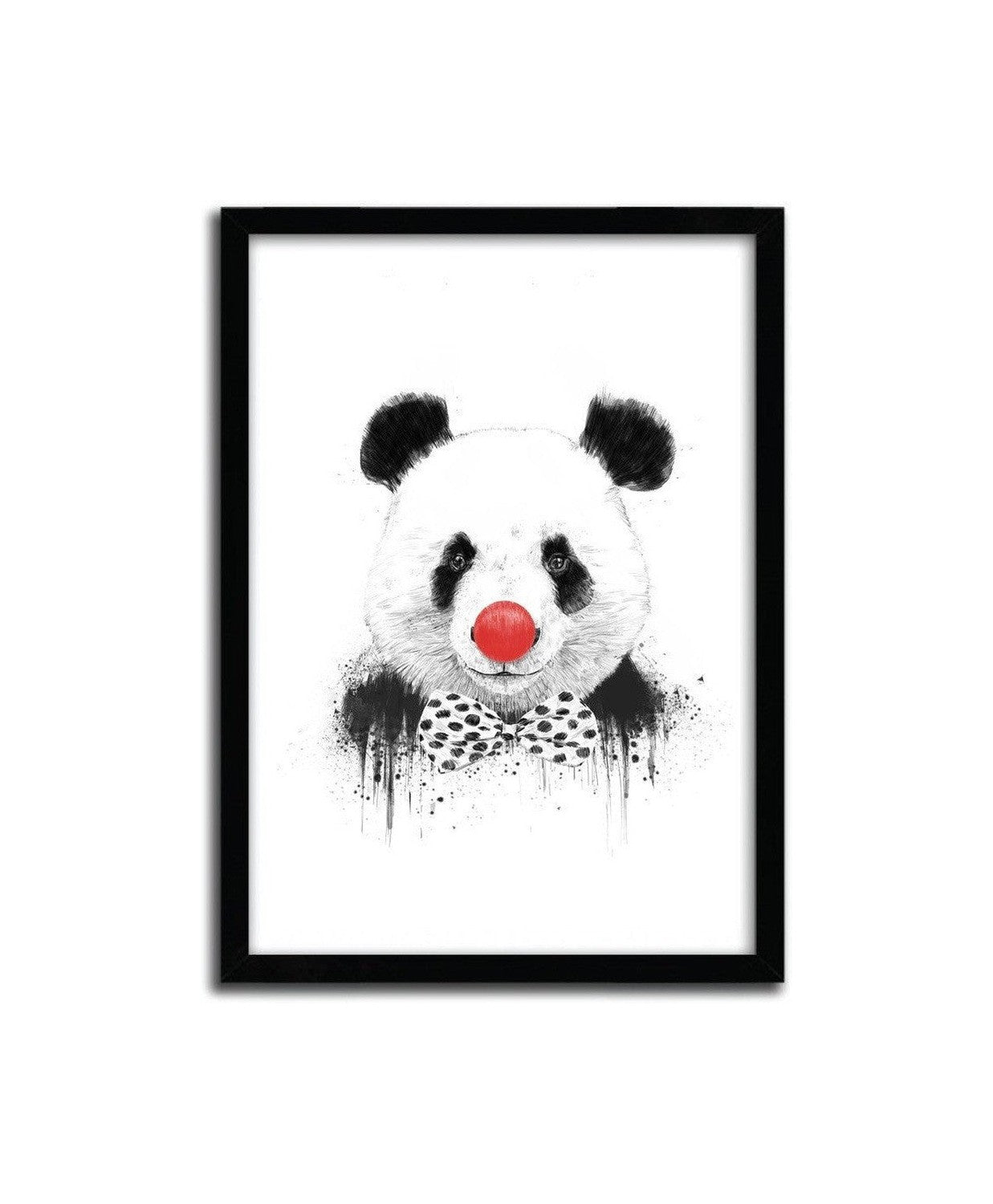 Affiche Clown Panda Par Balazs Solti