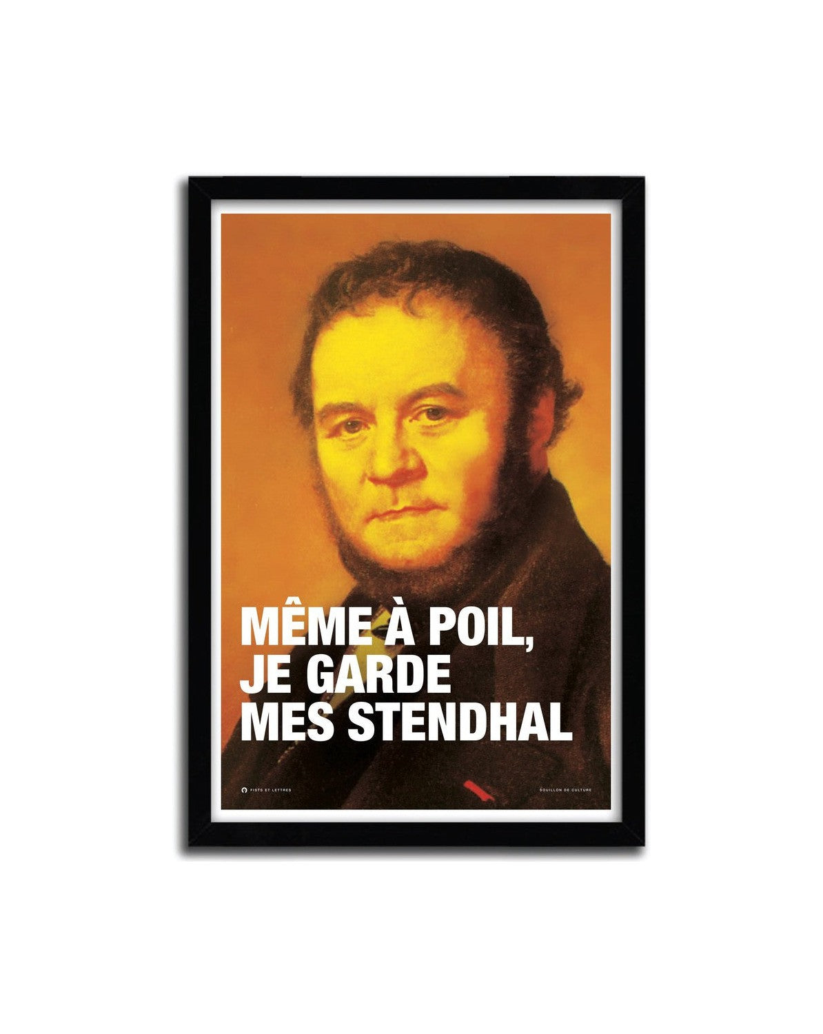 Afiche stendhal par pěst et des lettres