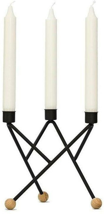 Andersen Furniture North Star Candlestick, Black, Large