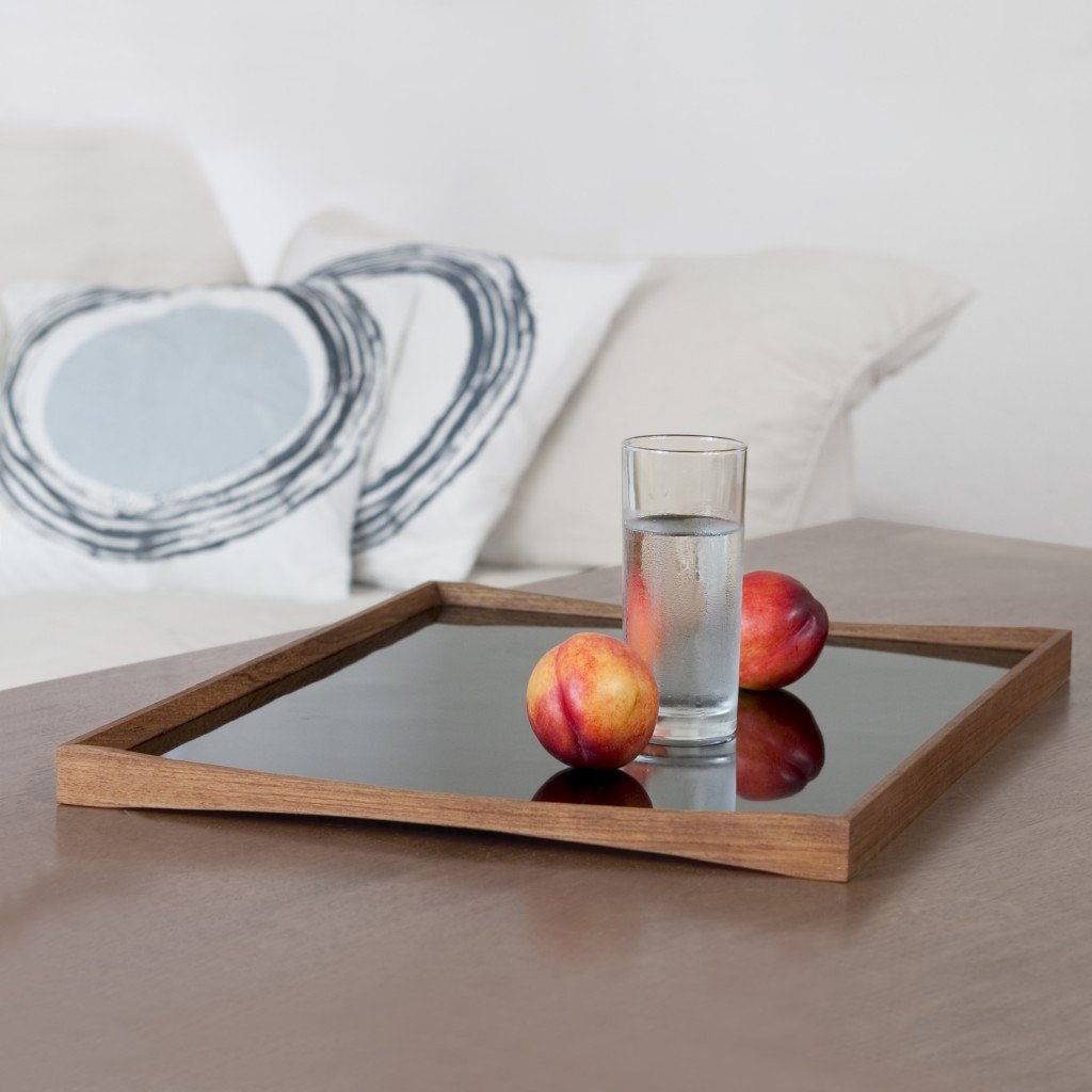 Architectmade Finn Juhl Turning Tray 48 Cm, Black And White