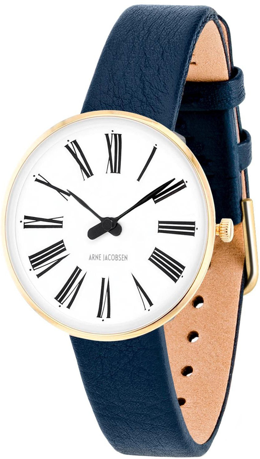 Arne Jacobsen Roman IPG Wristwatch Ø30, modrá