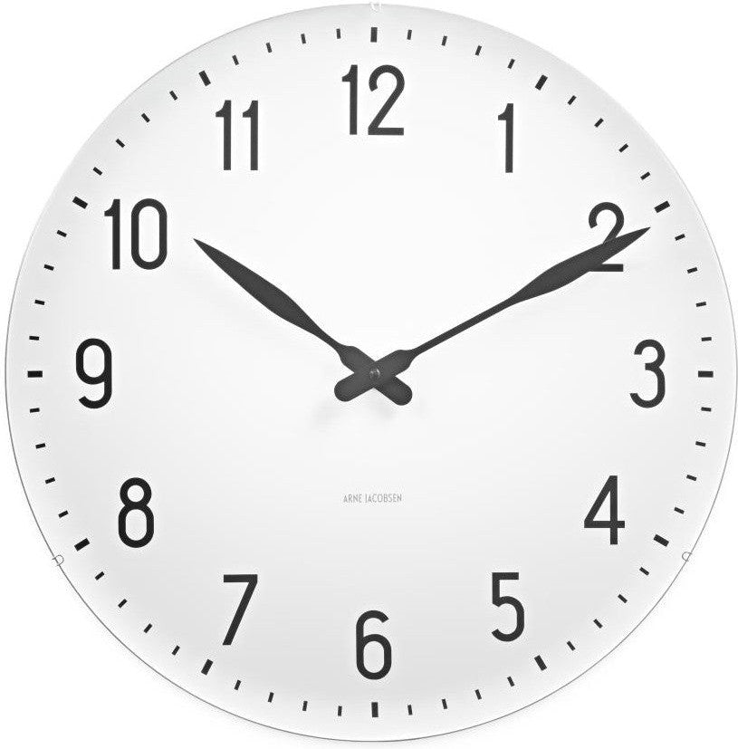 [product_category]-Arne Jacobsen Station Wall Clock, 48cm-Arne Jacobsen-5709513436638-43663-ARN-1