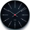 ARNE JACOBSEN WALL CLOCK BLACK, 29cm