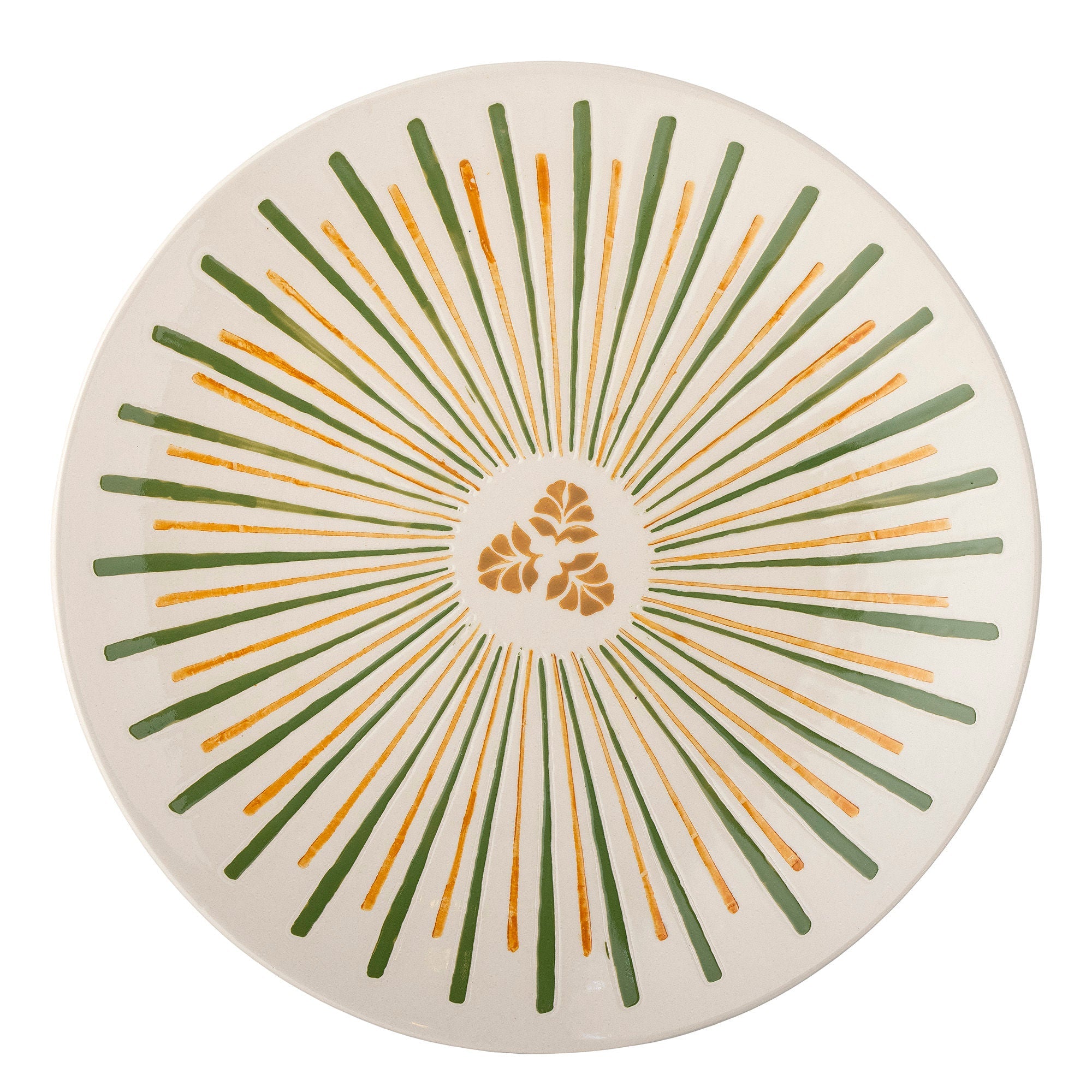 Bloomingville Heikki Serving Plate, Green, Stoneware