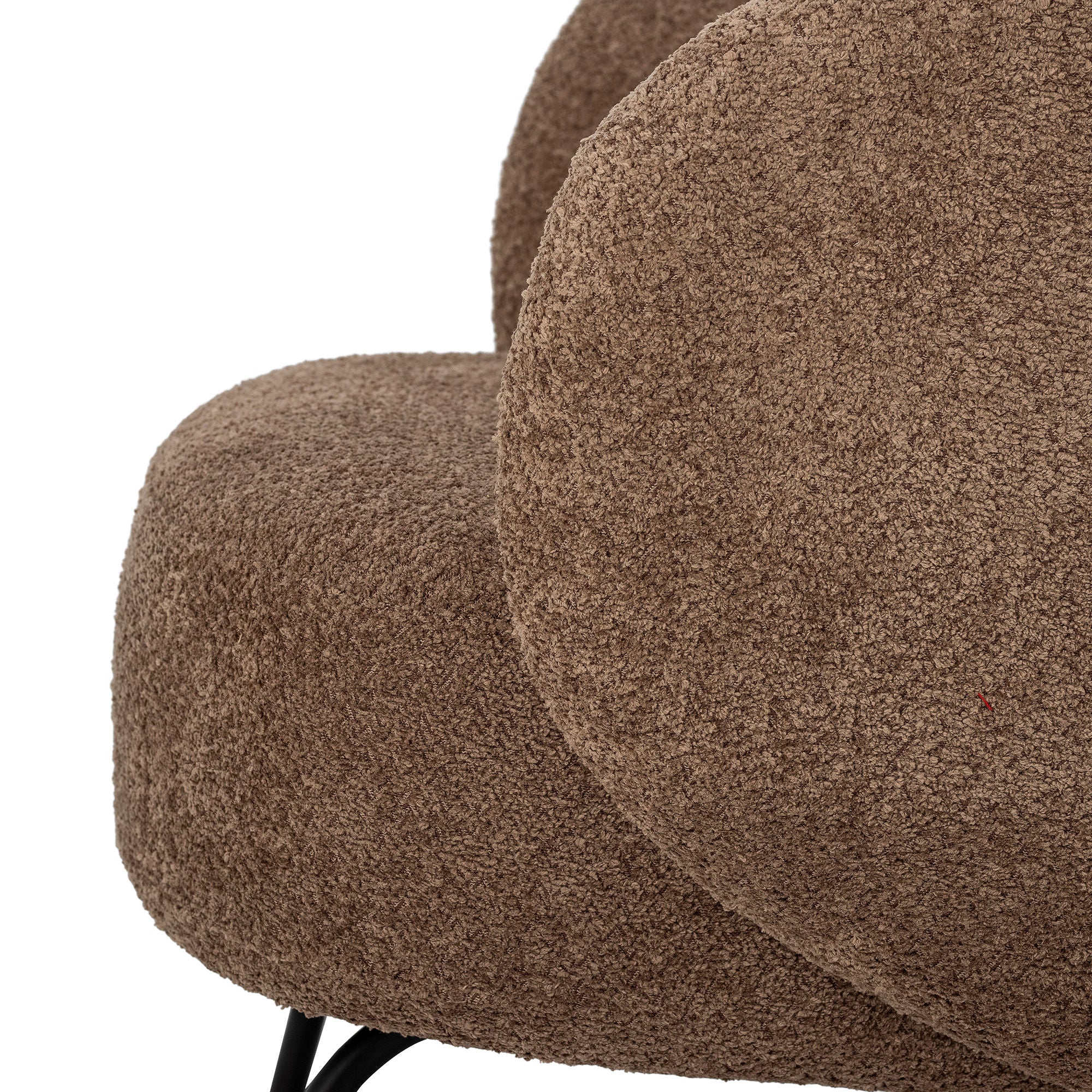 Lounge Chair Bloomingville Harry, Brown, Polyester