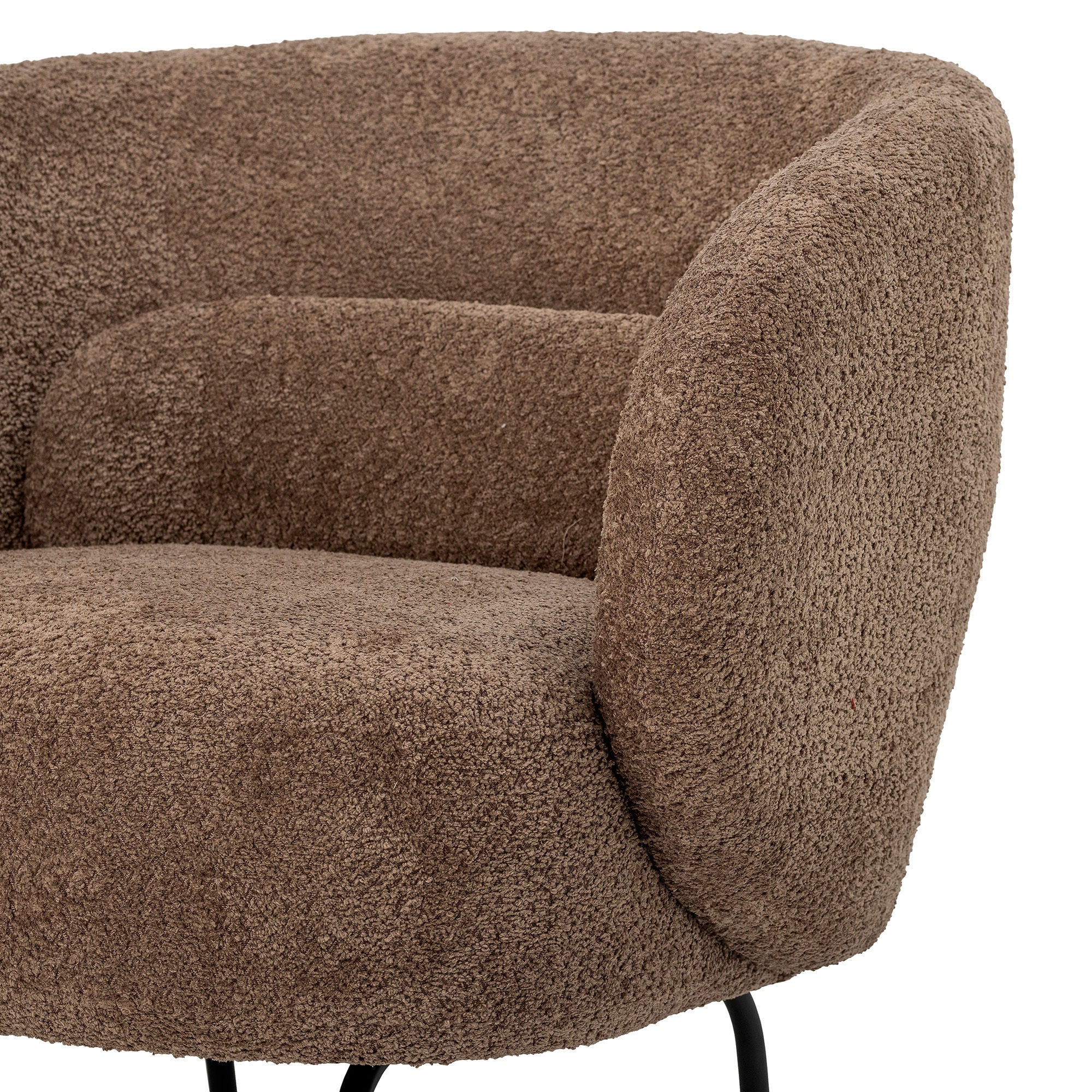 Lounge Chair Bloomingville Harry, Brown, Polyester