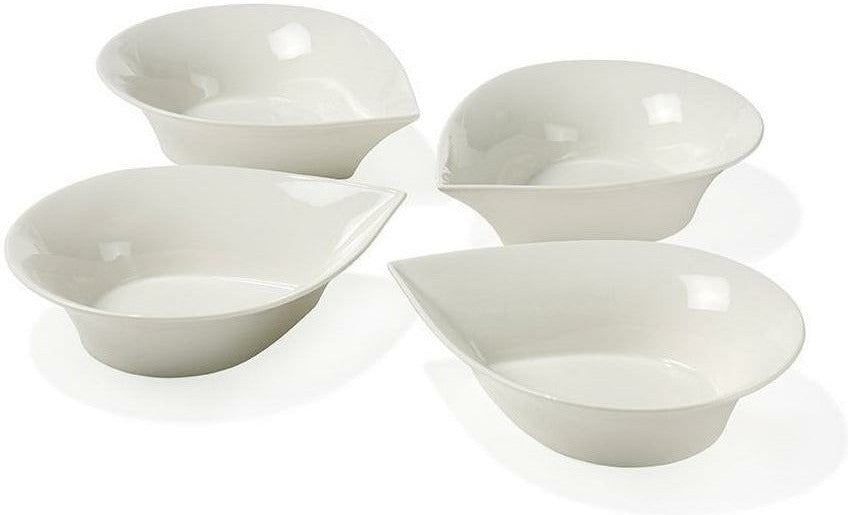 Blomsterbergs Drop Bowls White 20cm, 4 ks.