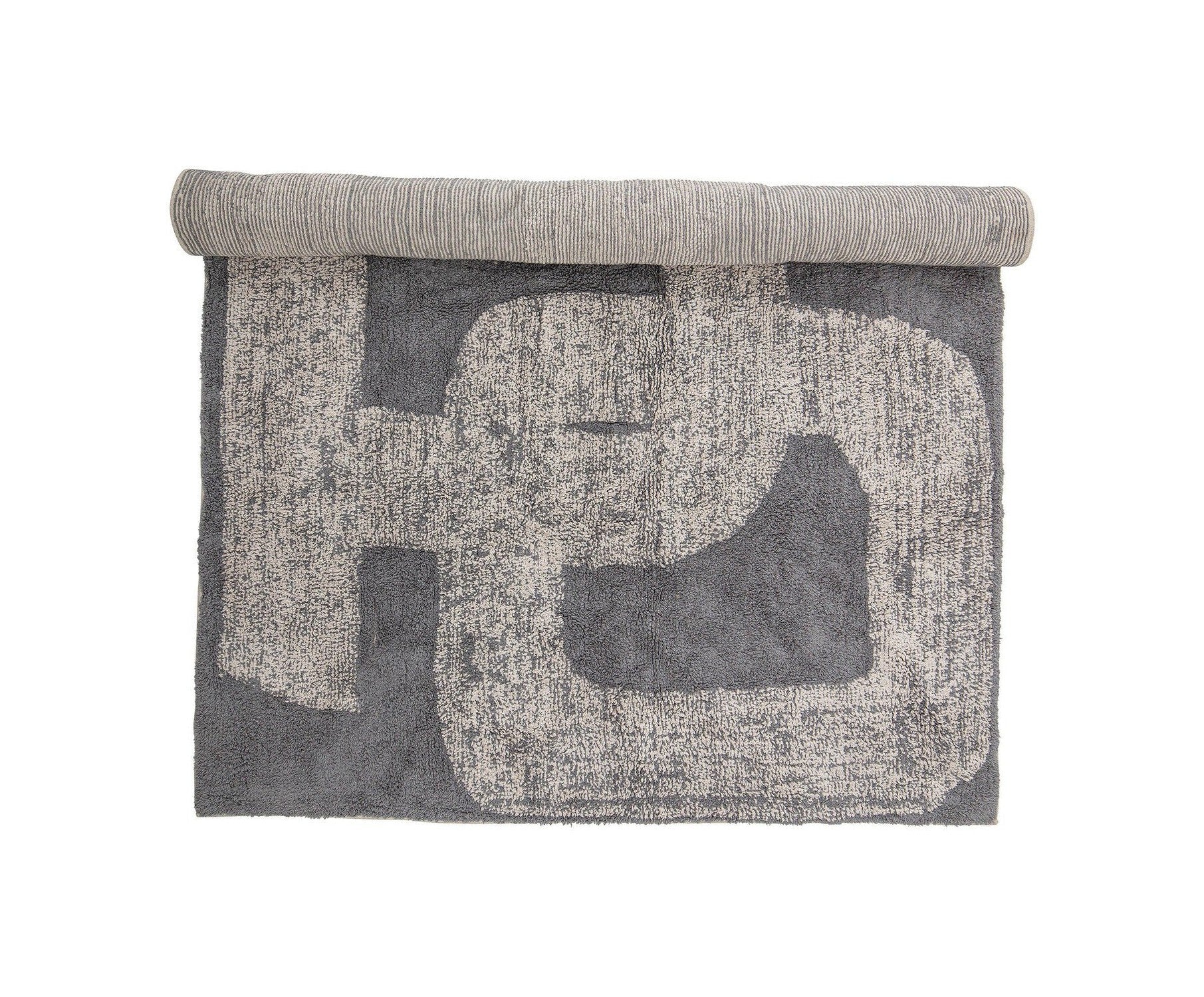 Bloomingville Addo koberec, šedá, bavlna
