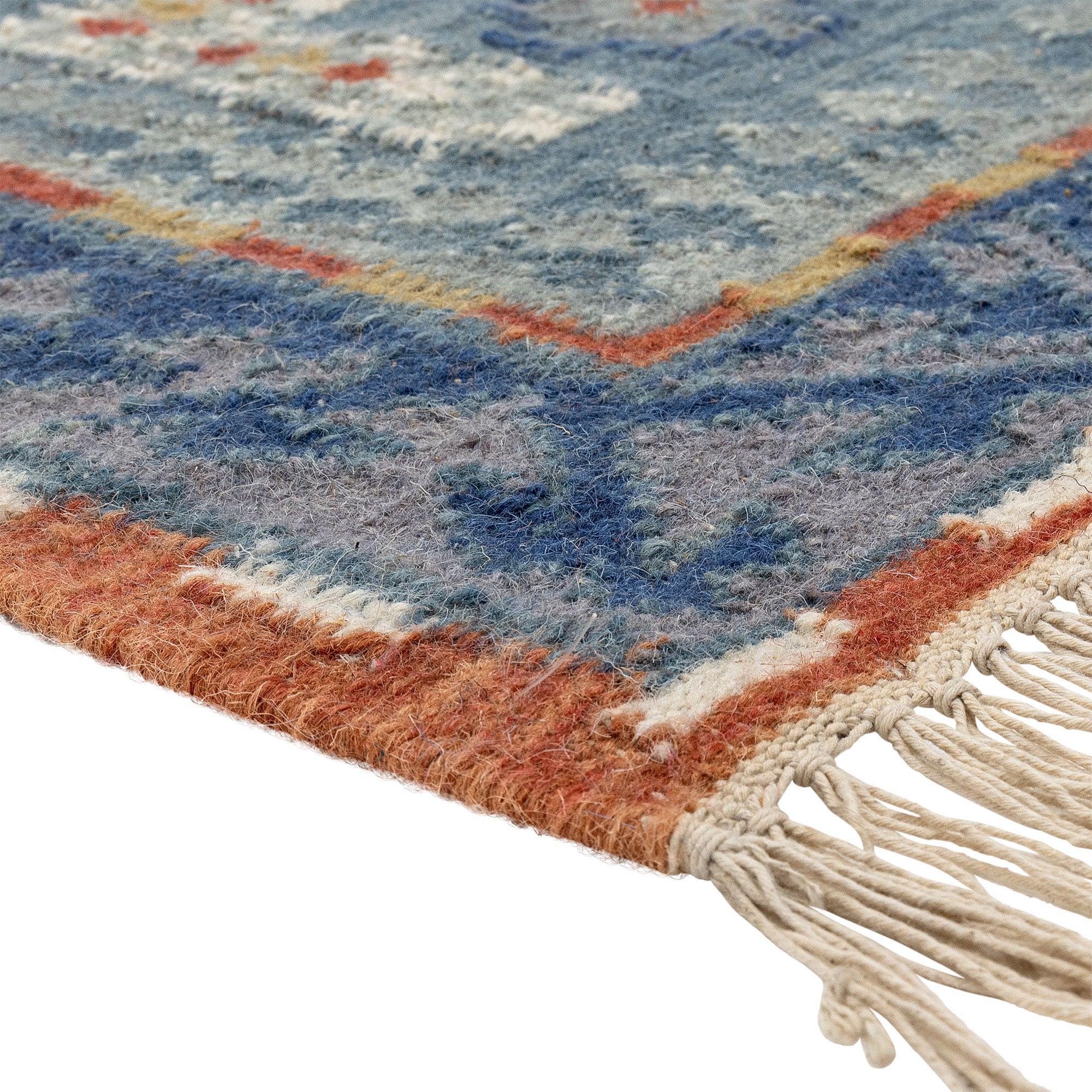 [product_category]-Bloomingville Arsam Rug, Blue, Wool-Bloomingville-5711173329878-82066410-BLO-2