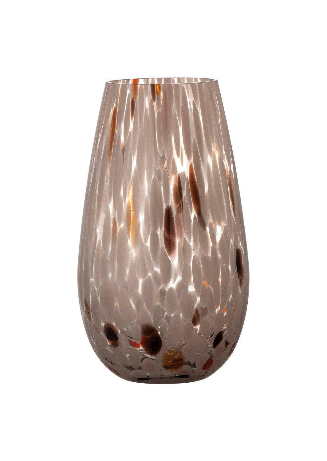 Bloomingville Artem váza, hnědá, sklo