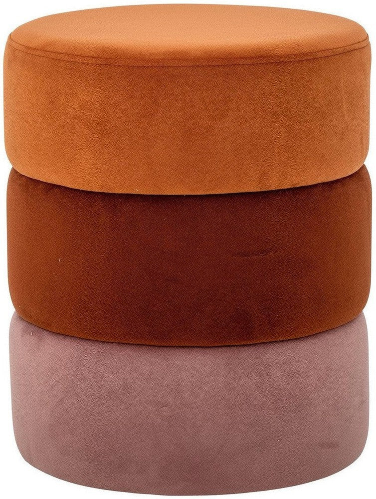 [product_category]-Bloomingville Bilbao Pouf, Orange, Polyester-Bloomingville-5711173321445-82062168-BLO-1