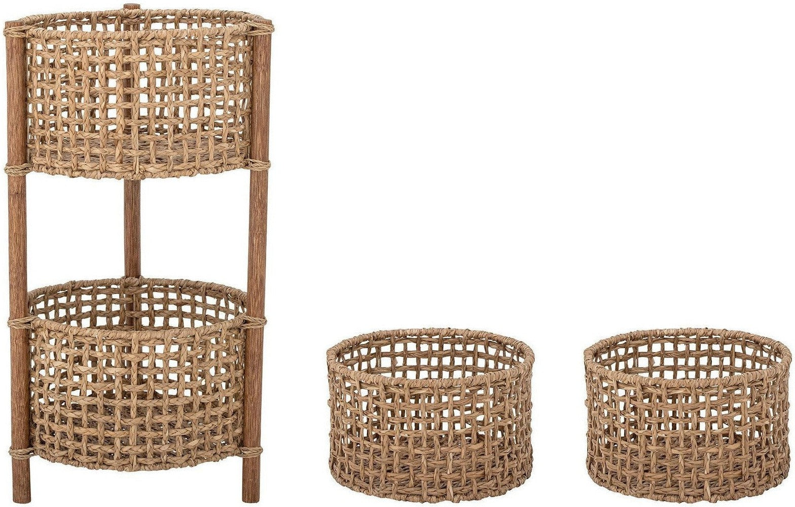 [product_category]-Bloomingville Caro Basket, Nature, Bankuan Grass-Bloomingville-5711173289233-82053629-BLO-1