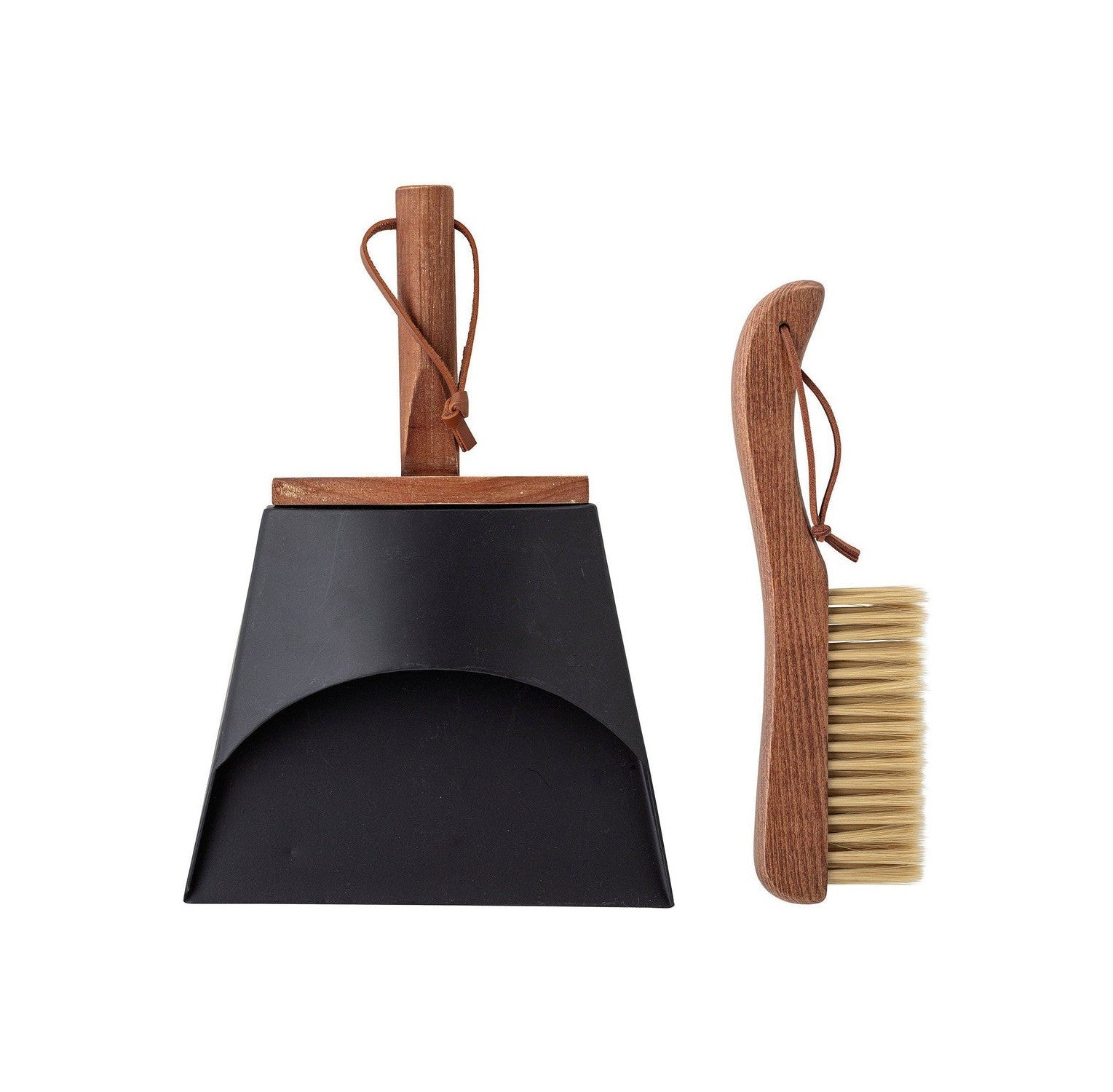 Bloomingville Cleaning Dustpan & Broom, Brown, Buk