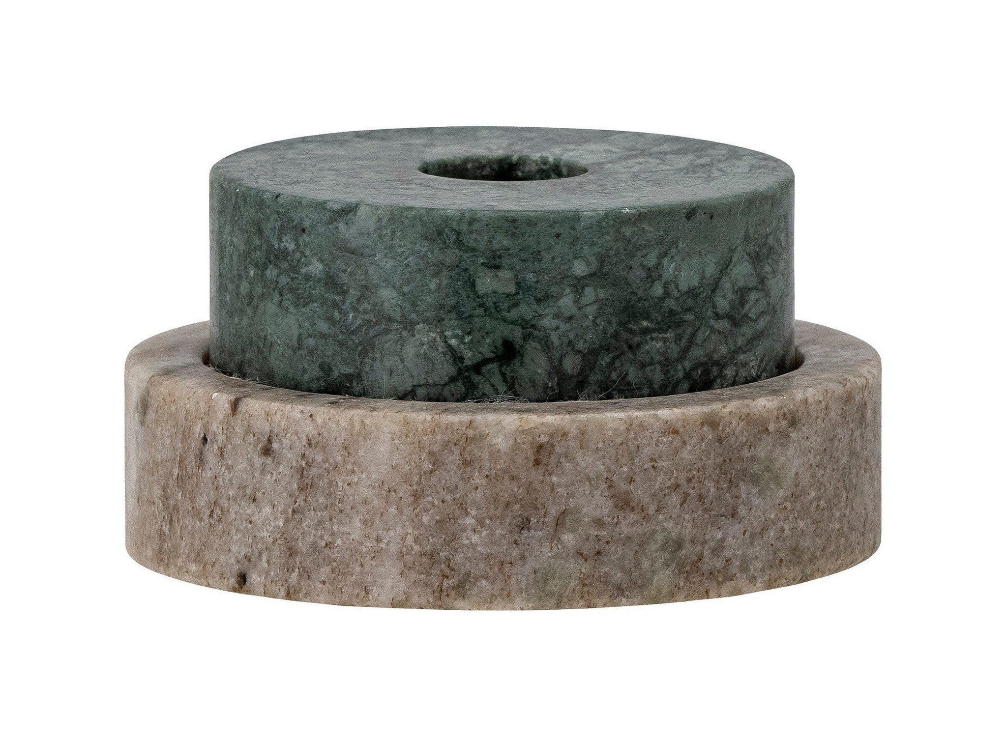 Bloomingville Dalin Volive & Candle Holder, Green, Marble