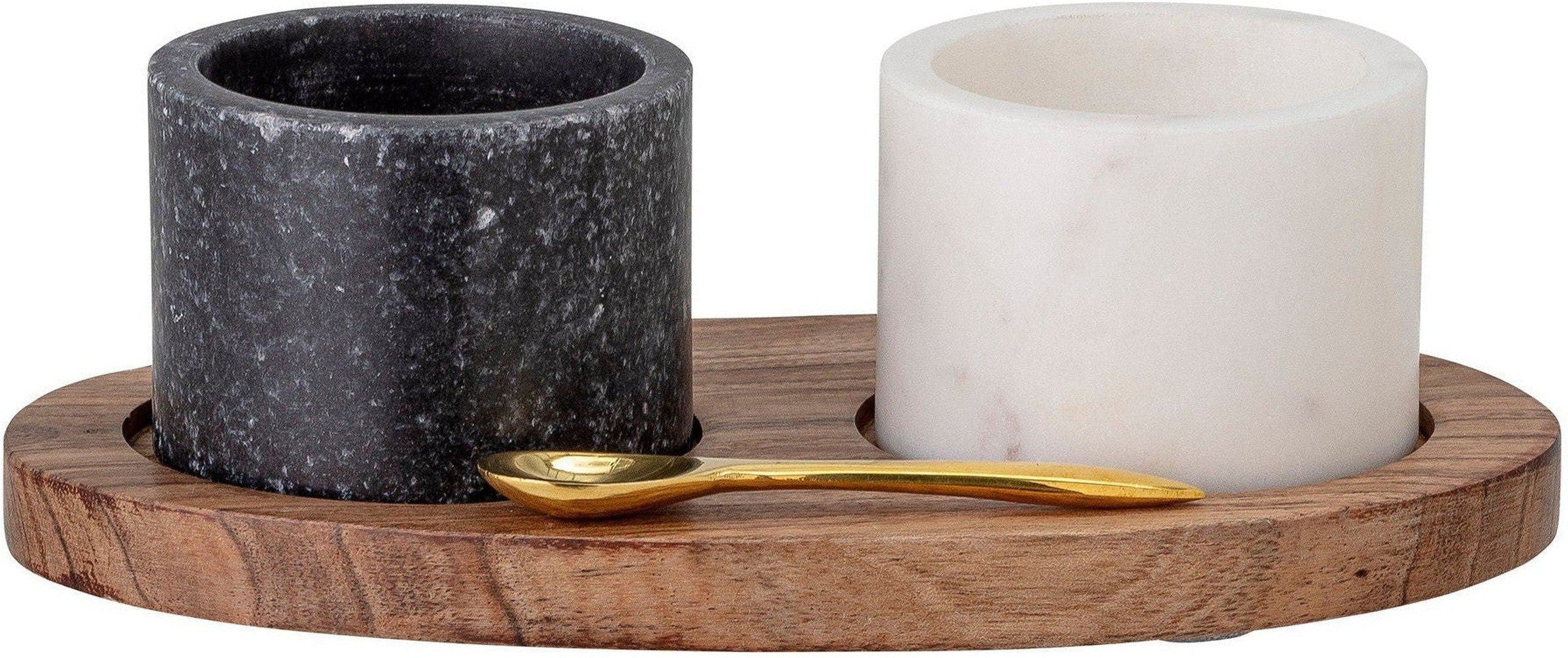 [product_category]-Bloomingville Florio Salt & Pepper Jar, Black, Marble-Bloomingville-5711173270729-82051706-BLO-1