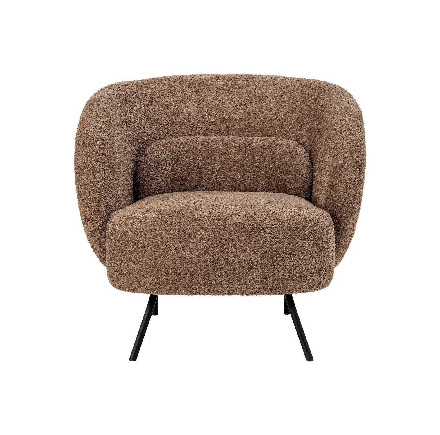 Lounge Chair Bloomingville Harry, Brown, Polyester