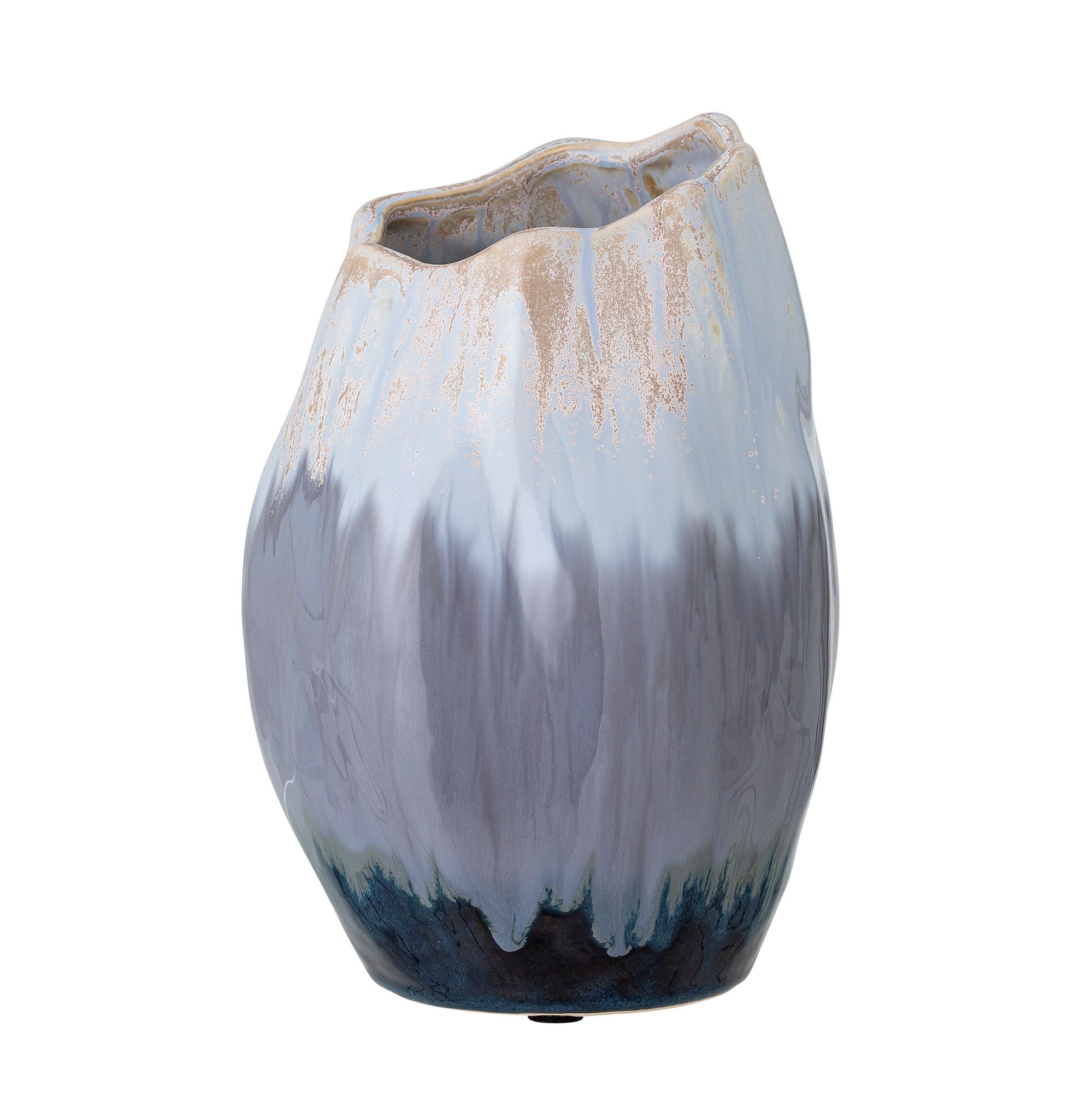 [product_category]-Bloomingville Jace Deco Vase, Blue, Ceramic-Bloomingville-5711173274635-82051767-BLO-2