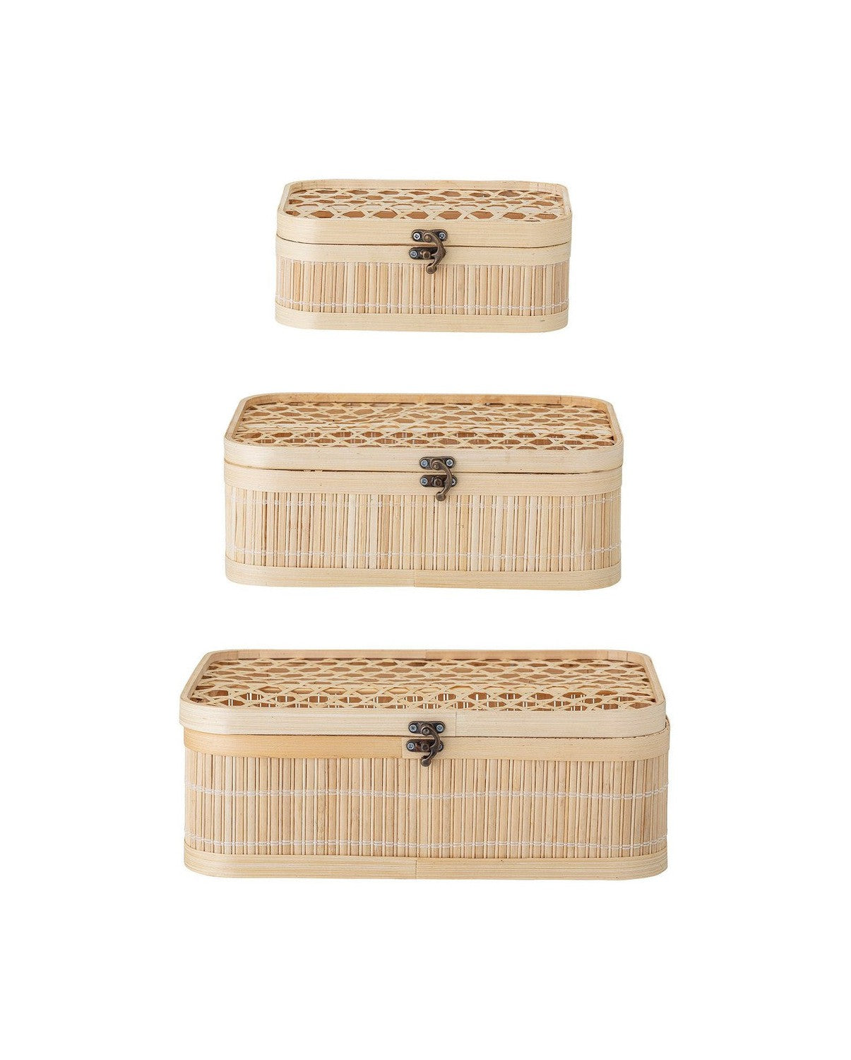 Bloomingville Jach Box w/Lid, Nature, Bamboo